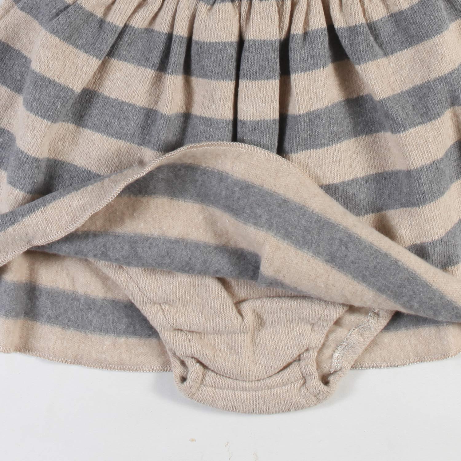 Gonna salopette Zhoe e Tobiah beige e grigia Bimba - annameglio.com abbigliamento moda