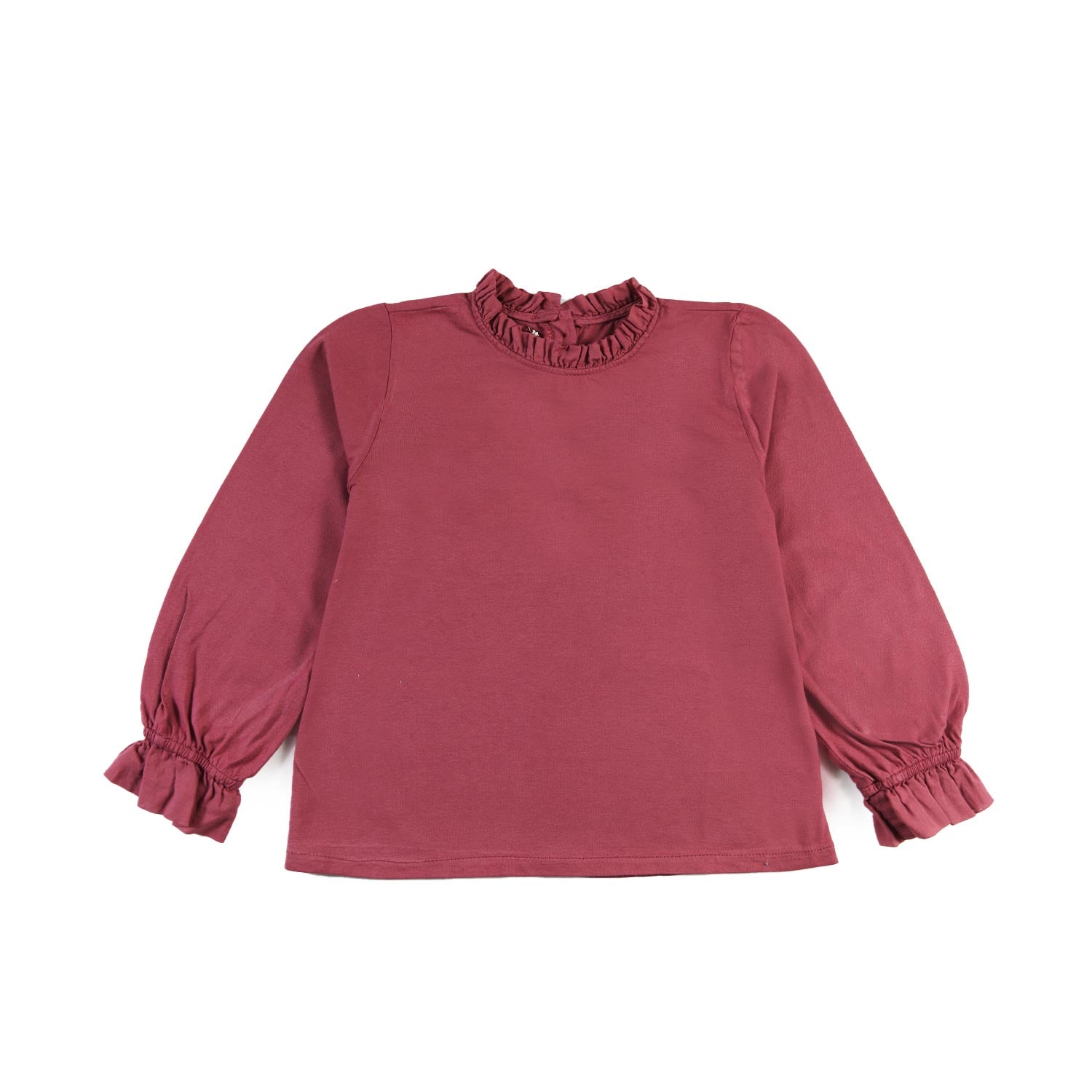 T-shirt Zhoe e Tobiah rosa malva scuro Bambina - annameglio.com abbigliamento moda