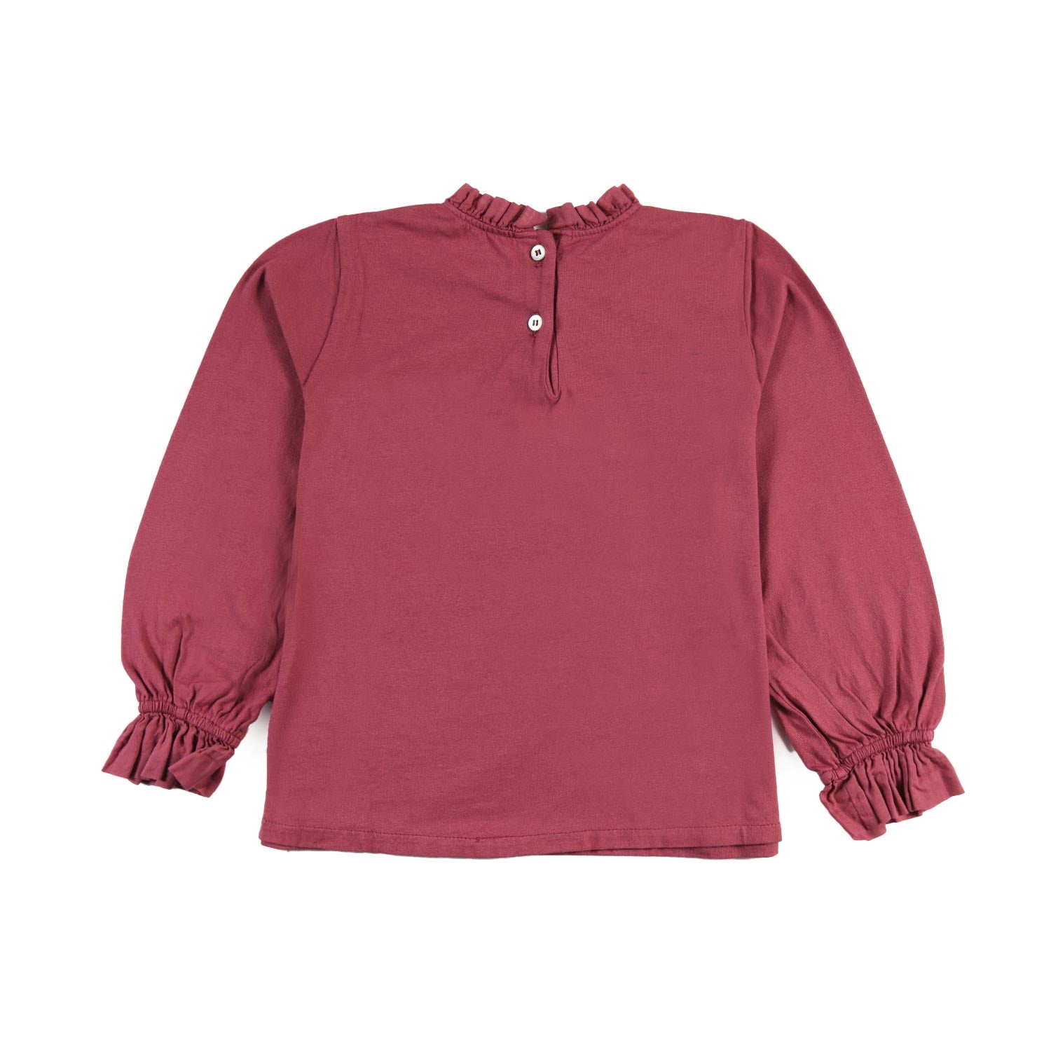 T-shirt Zhoe e Tobiah rosa malva scuro Bambina - annameglio.com abbigliamento moda