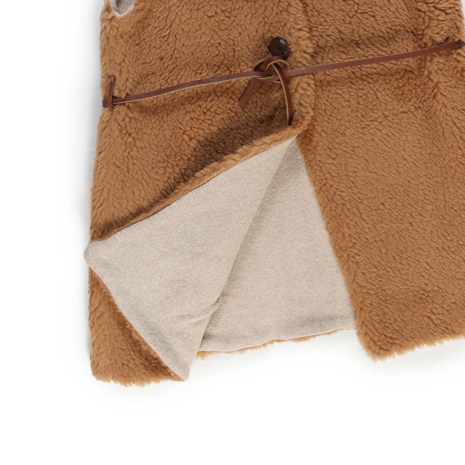 Gilet teddy Zhoe e Tobiah biscotto e beige Bambina - annameglio.com abbigliamento moda