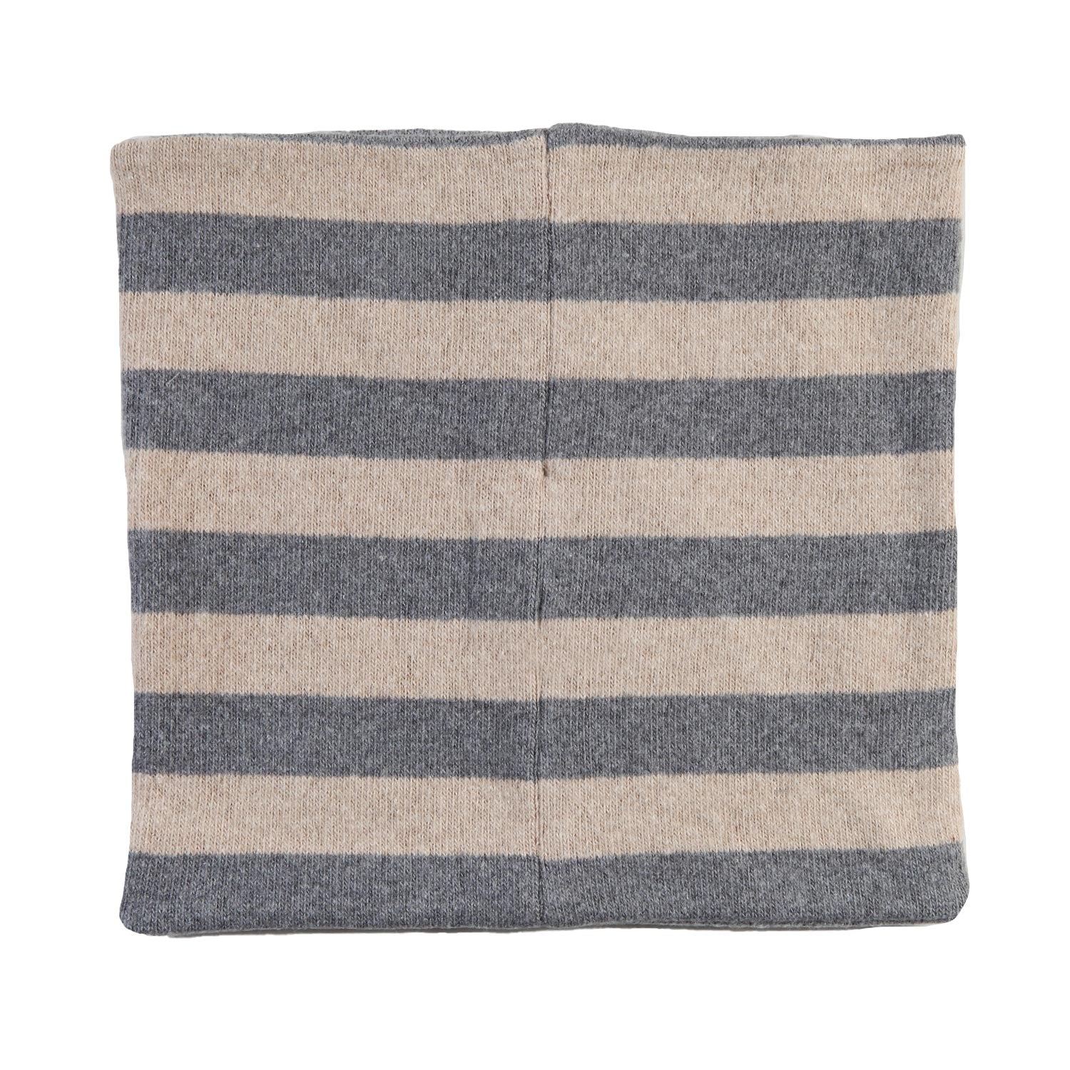 Scaldacollo Zhoe e Tobiah ecru e grigio a strisce - annameglio.com abbigliamento moda