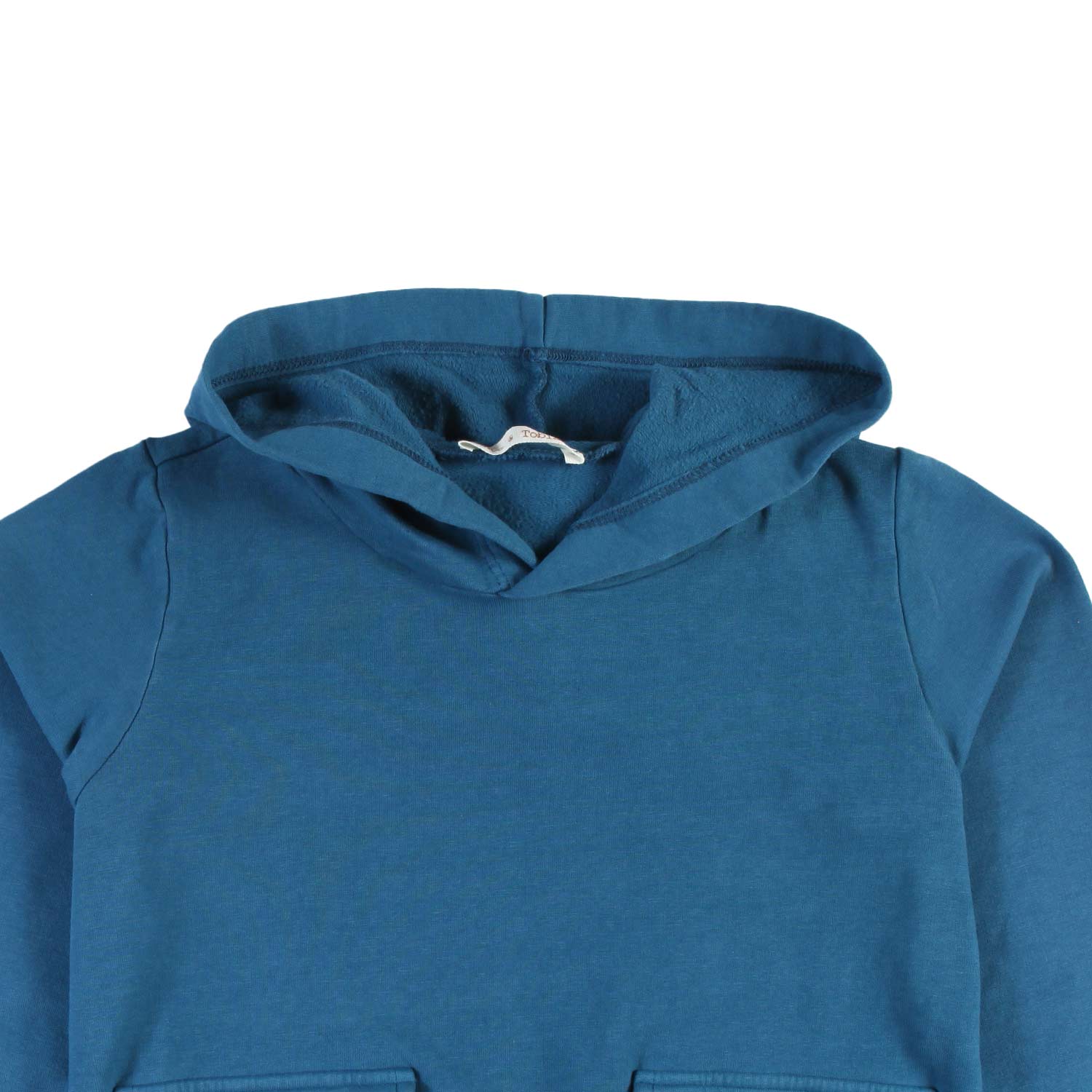 Felpa unisex Zhoe Tobiah blu ottanio con cappuccio - annameglio.com abbigliamento moda