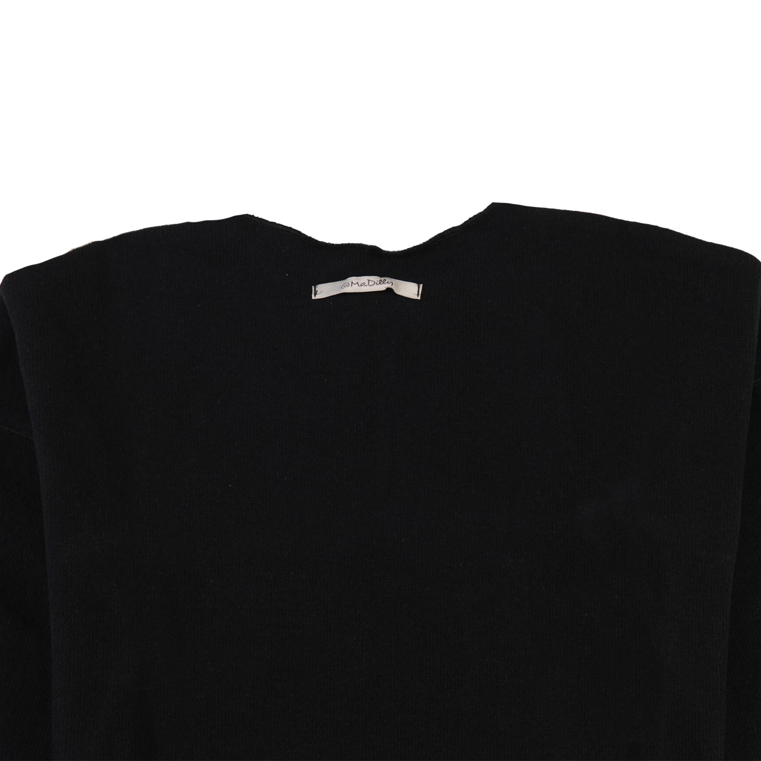 Maglia cropped Peppi nera Bambina e Ragazza - annameglio.com abbigliamento moda