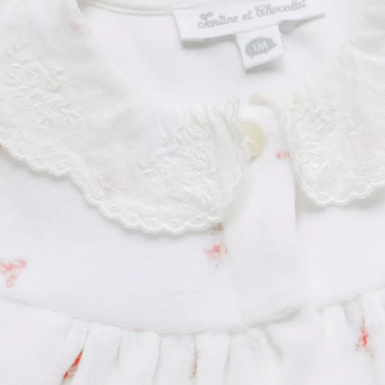 Tutina floreale per neonate in ciniglia - annameglio.com abbigliamento moda