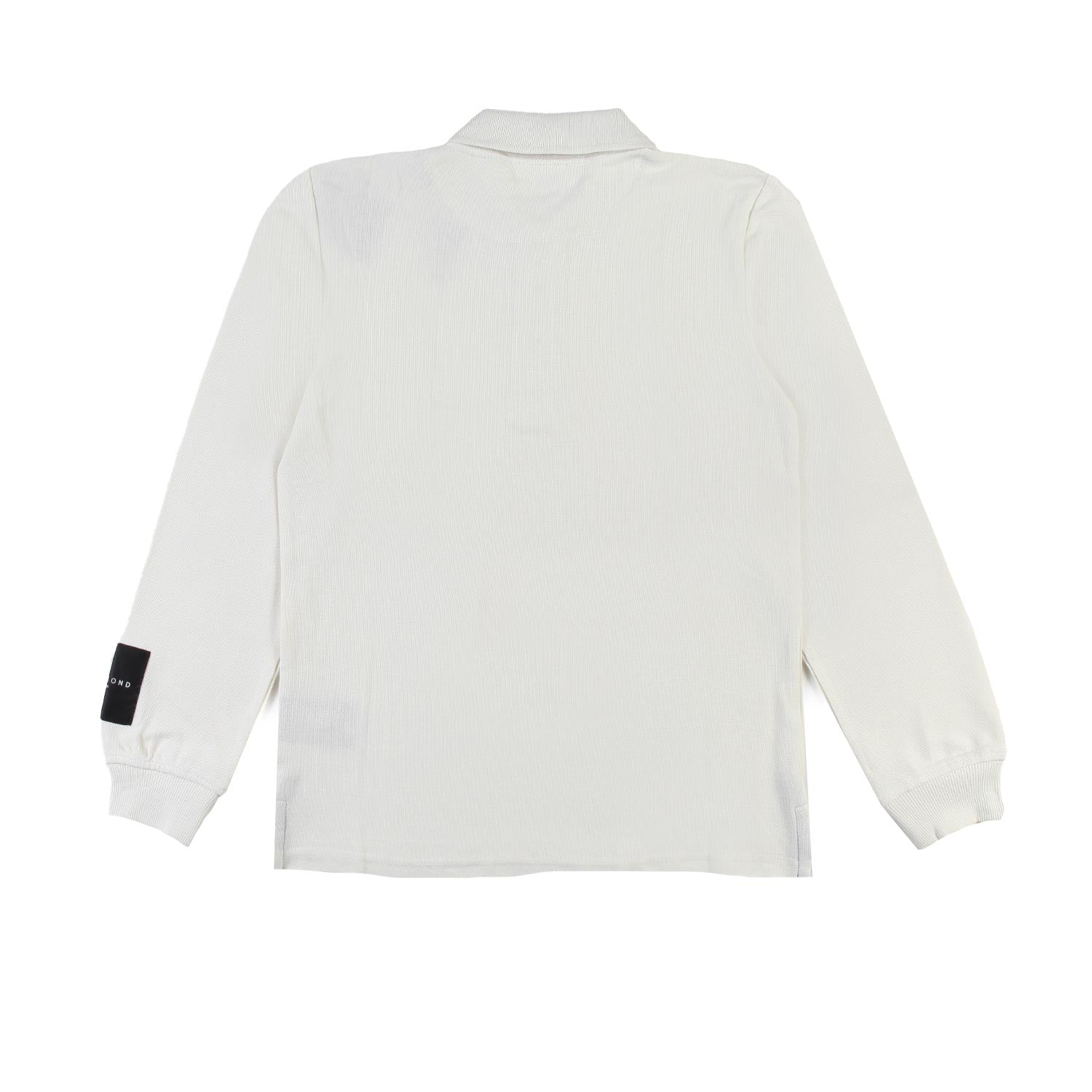 Polo lunga JRK panna con patch logo - annameglio.com abbigliamento moda