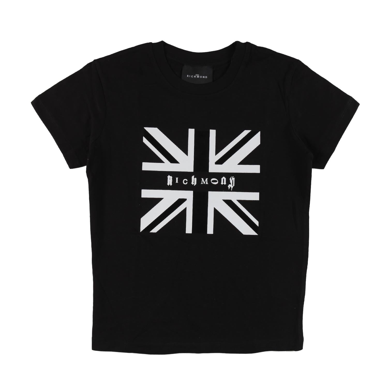 T-shirt nera Union Jack JOHN RICHMOND - annameglio.com abbigliamento moda