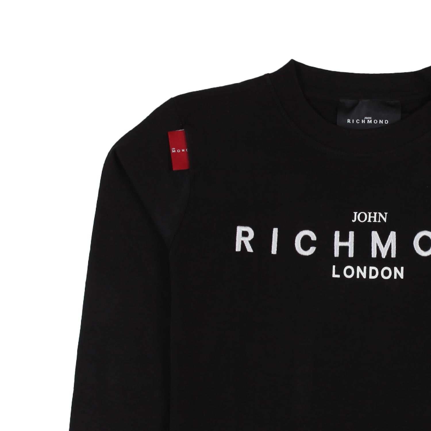 T-shirt lunga JRK nera con logo bianco - annameglio.com abbigliamento moda