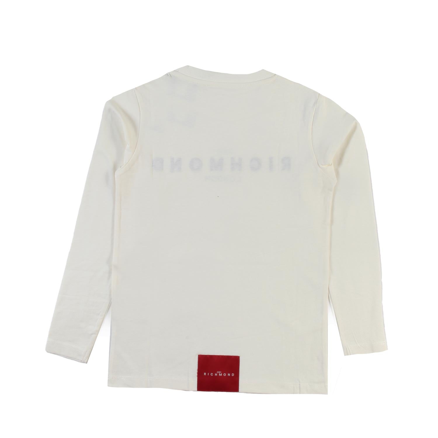 T-shirt lunga JRK panna con logo nero - annameglio.com abbigliamento moda