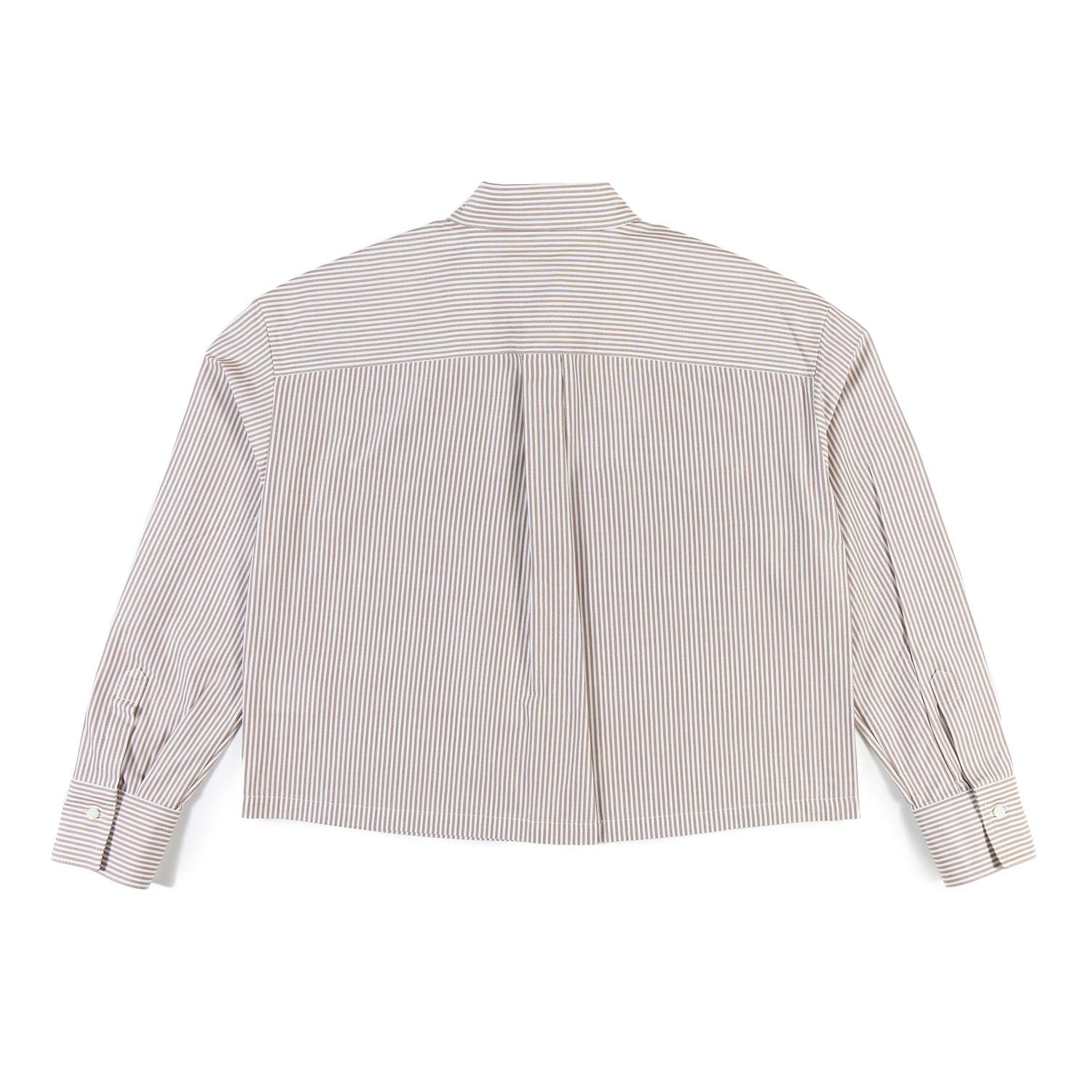 Camicia Sparkling Stripe cammello B. Cucinelli - annameglio.com abbigliamento moda