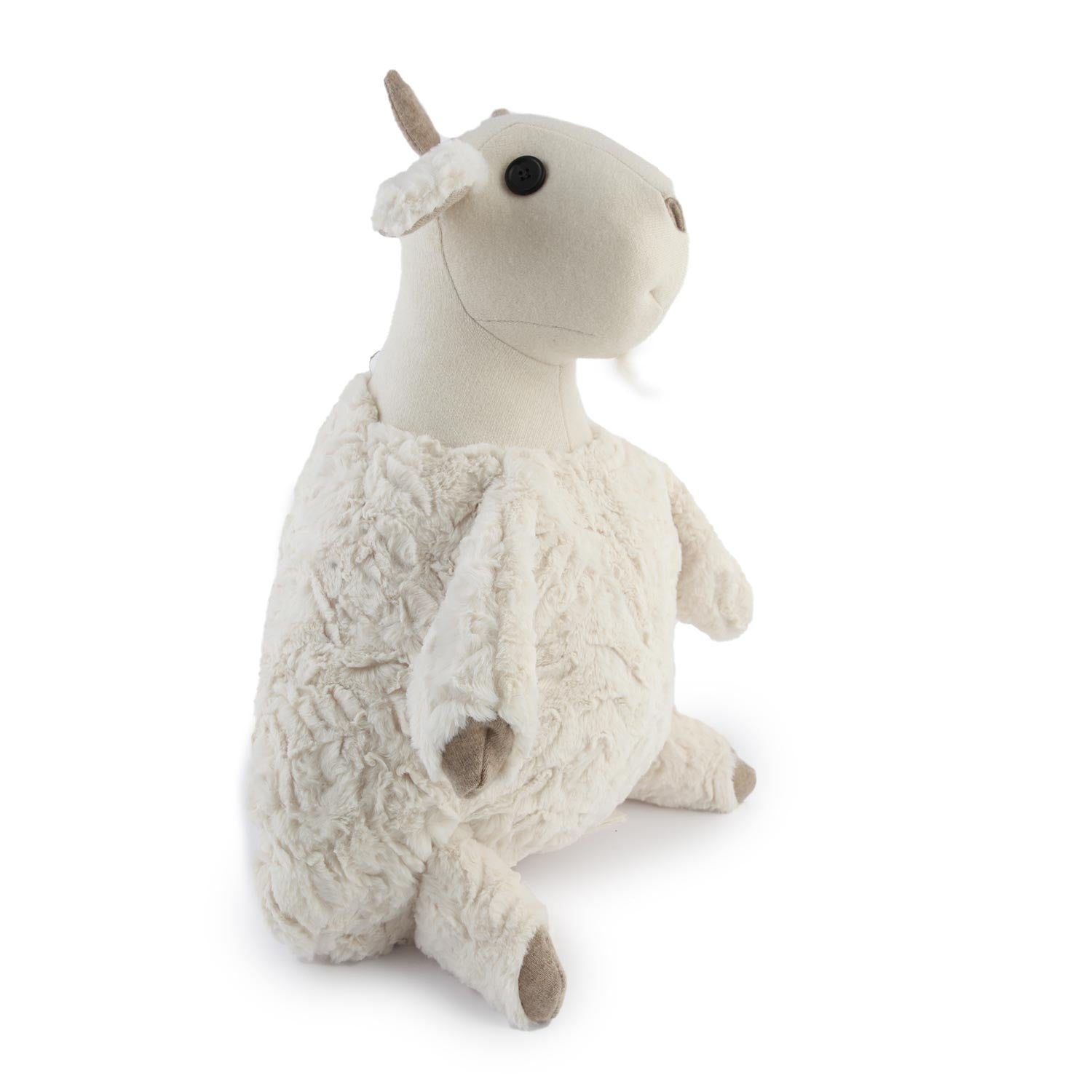 Peluche porta pigiama Capretta Bea panna e tortora - annameglio.com abbigliamento moda
