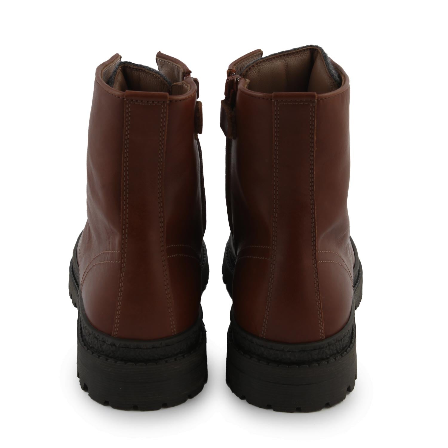 Stivaletti Brunello Cucinelli in pelle marrone - annameglio.com abbigliamento moda