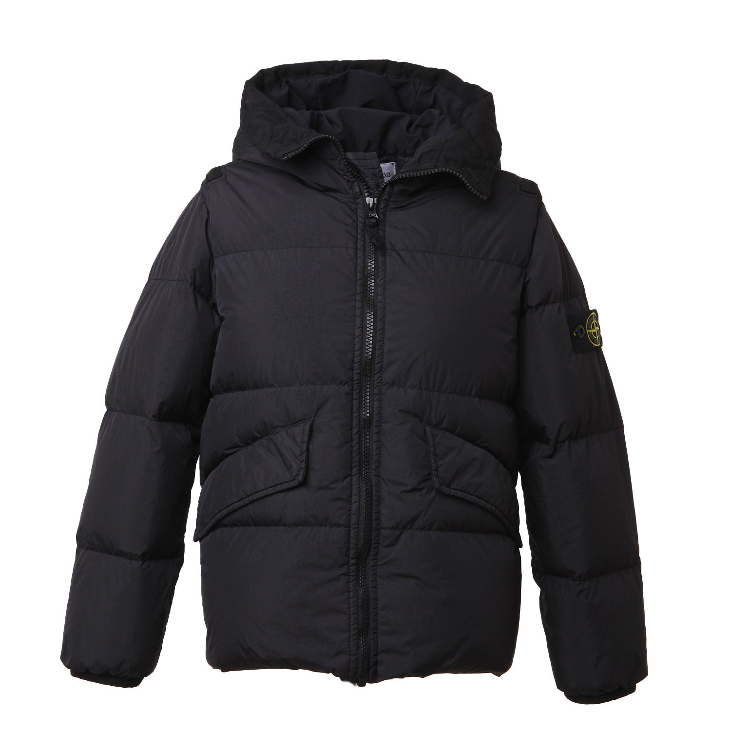 Piumino crinckle trapuntato Stone Island nero - annameglio.com abbigliamento moda