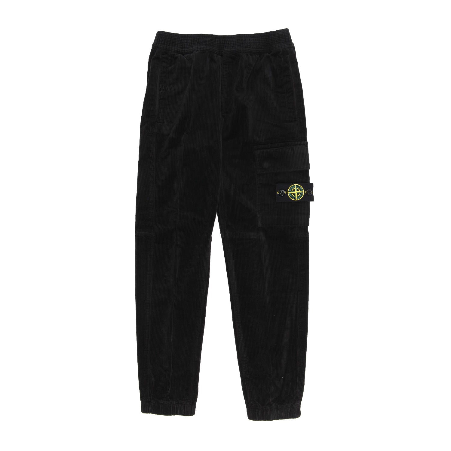 Pantalone cargo corduroy nero Stone Island - annameglio.com abbigliamento moda