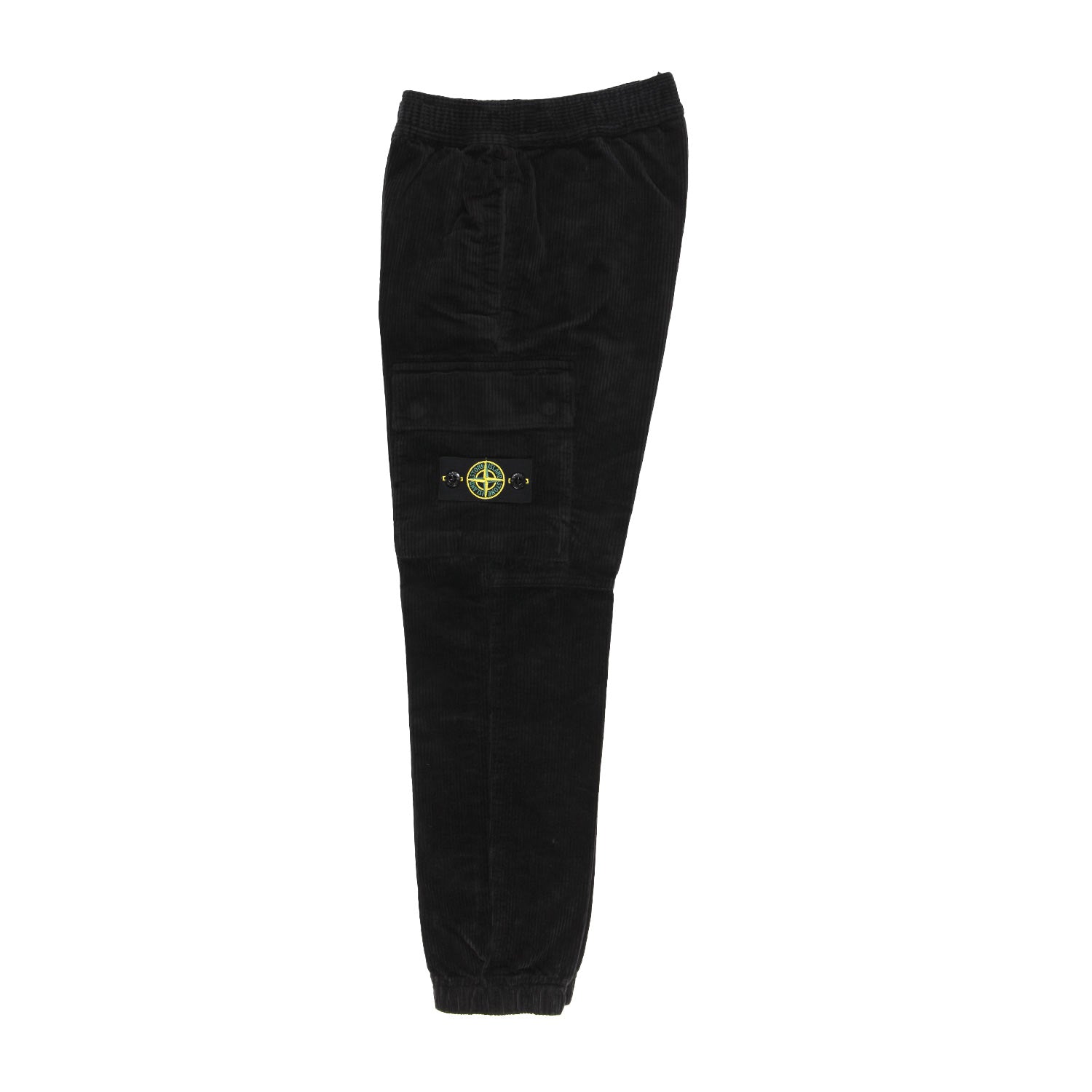Pantalone cargo corduroy nero Stone Island - annameglio.com abbigliamento moda