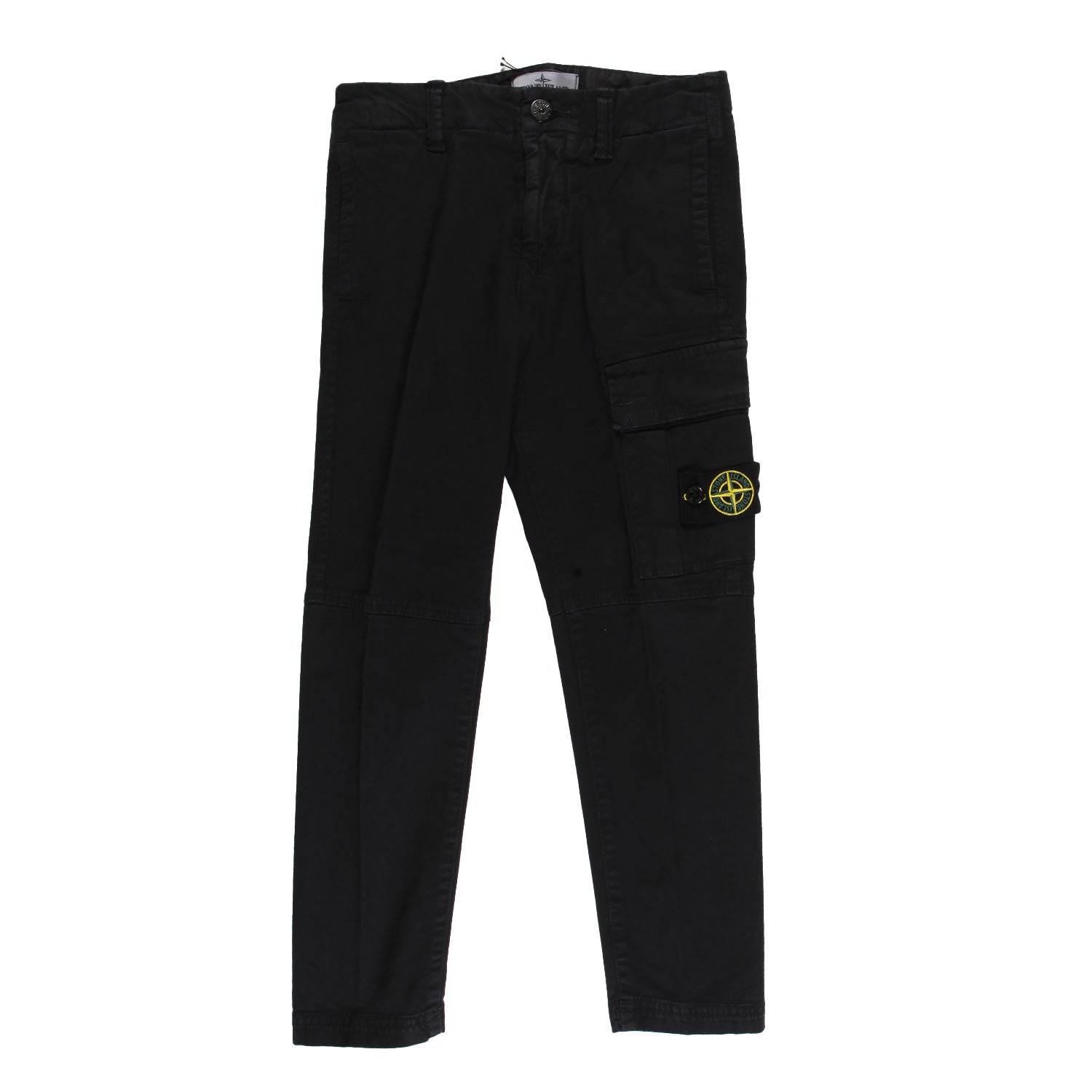 Pantalone nero Stone Island con tasca cargo - annameglio.com abbigliamento moda