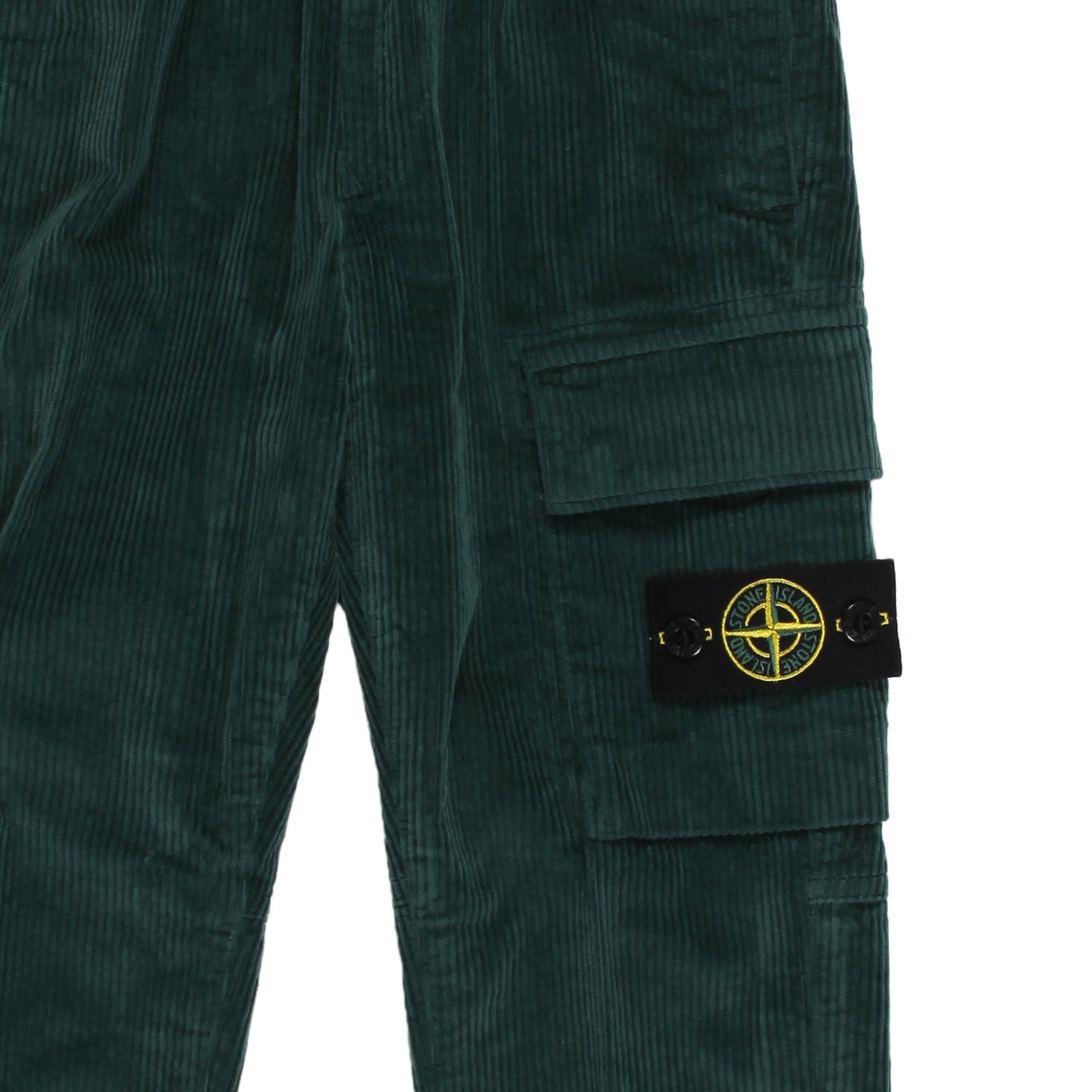 Pantalone cargo corduroy verde Stone Island - annameglio.com abbigliamento moda