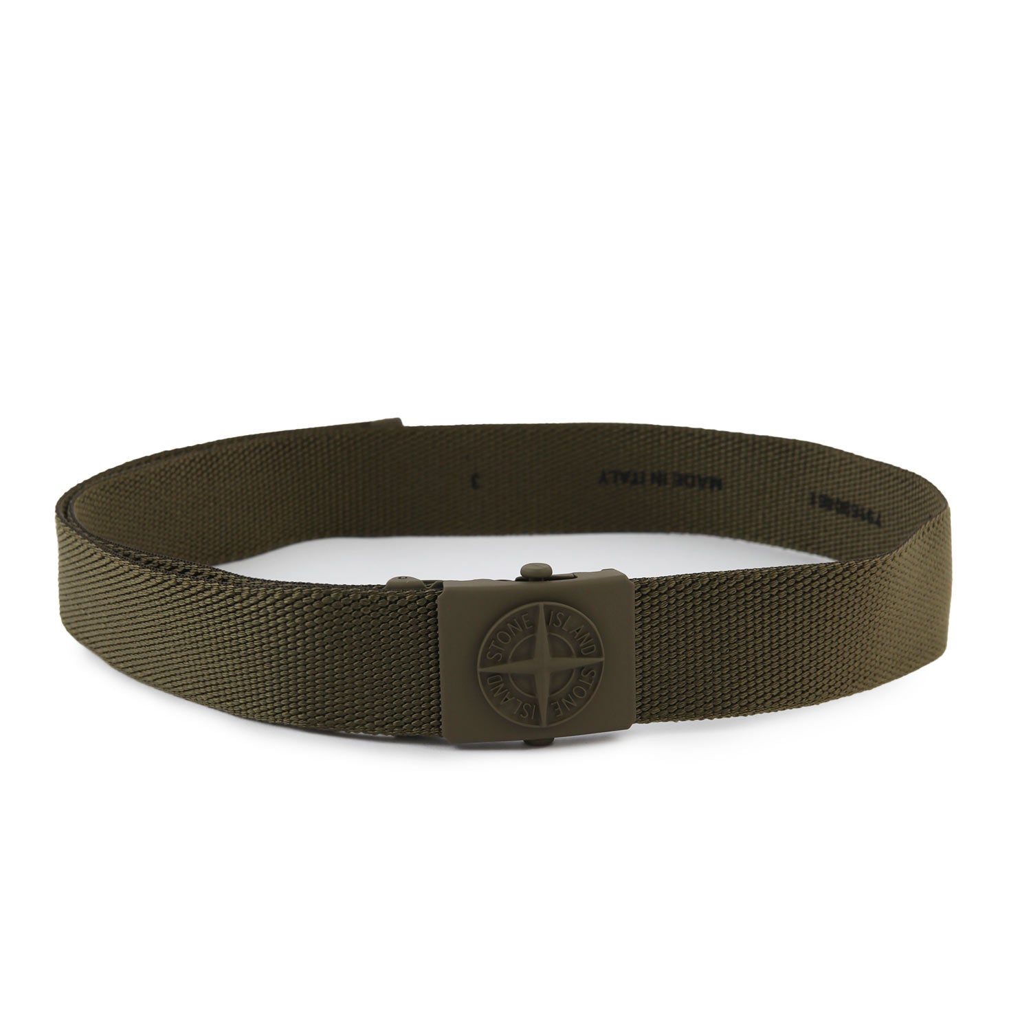 Cintura tape Stone Island verde militare opaco - annameglio.com abbigliamento moda