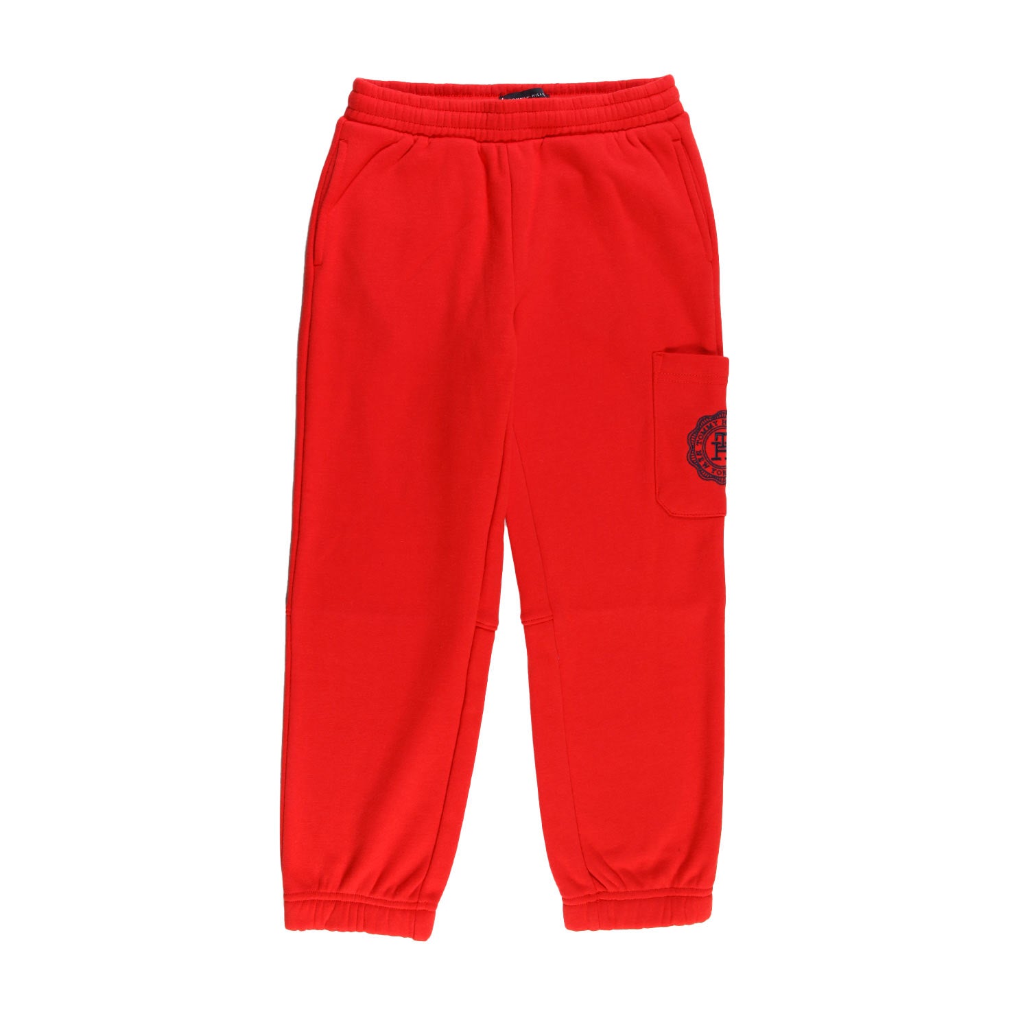 Pantalone felpato rosso con logo - annameglio.com abbigliamento moda