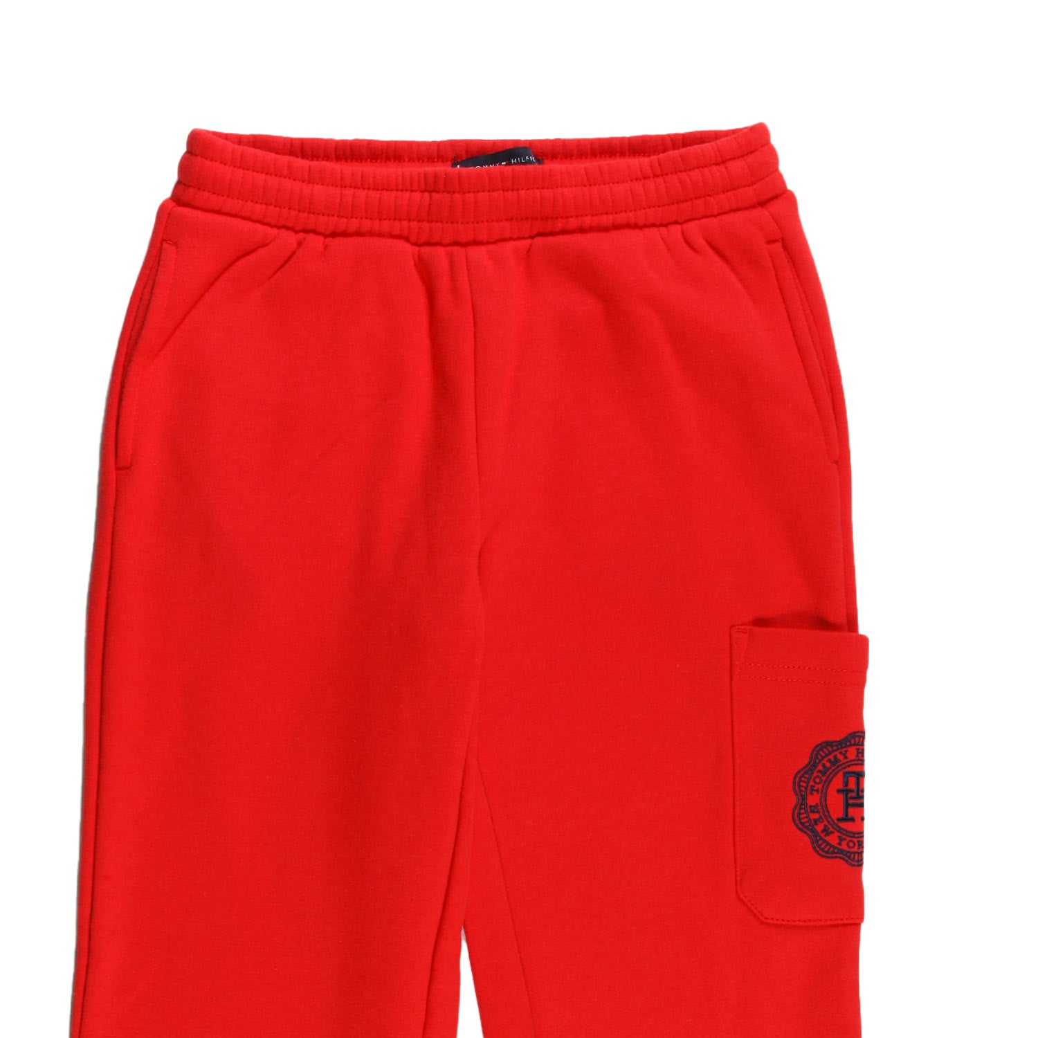 Pantalone felpato rosso con logo - annameglio.com abbigliamento moda
