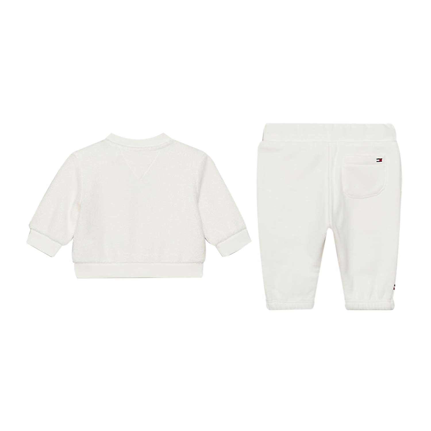 TUTA BIANCA GIROCOLLO E JOGGING - annameglio.com abbigliamento moda