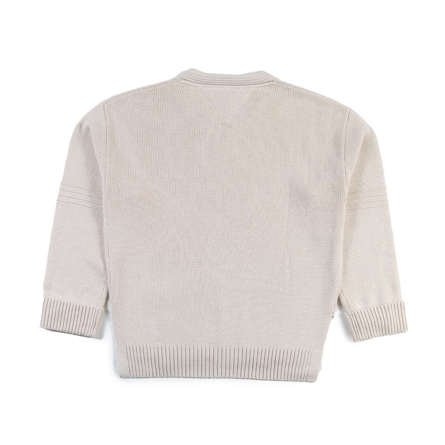 Maglione beige con logo TOMMY HILFIGER - annameglio.com abbigliamento moda