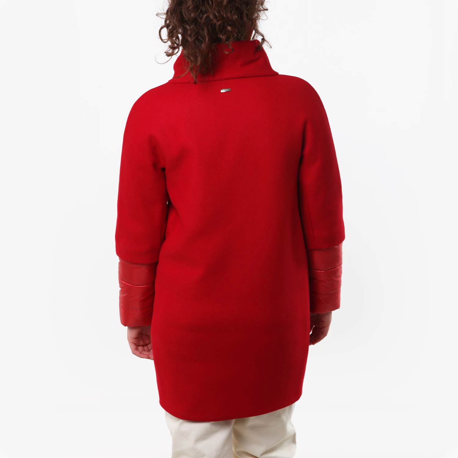 Cappotto ecowool-nylon Herno rosso Ragazza - annameglio.com abbigliamento moda