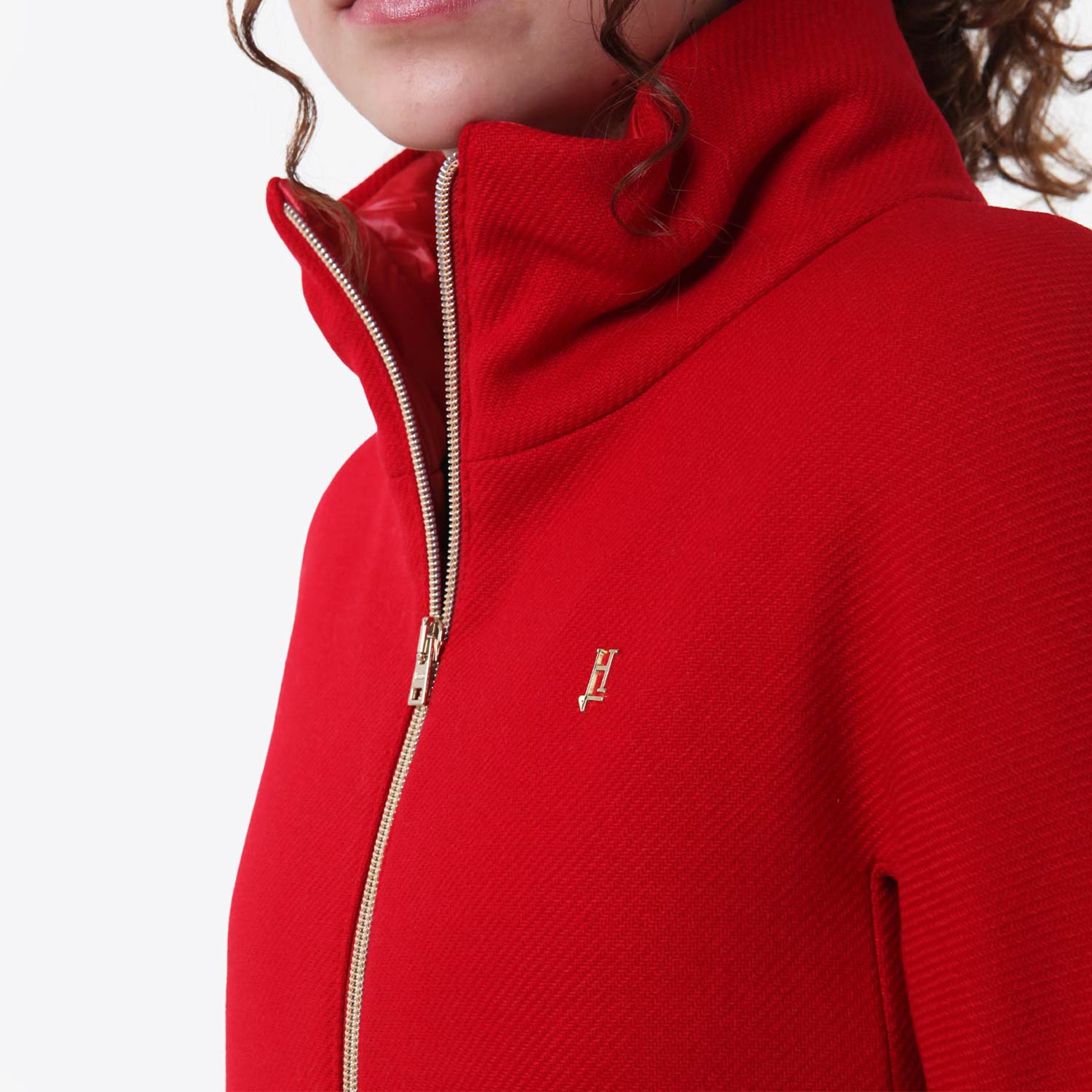 Cappotto ecowool-nylon Herno rosso Ragazza - annameglio.com abbigliamento moda