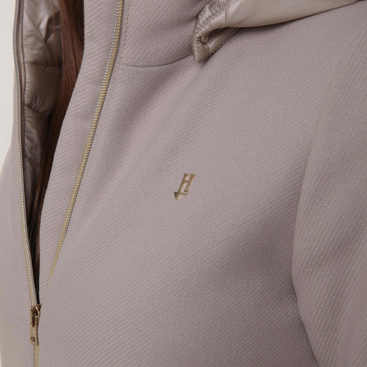 Cappotto ecowool Herno beige Ragazza - annameglio.com abbigliamento moda