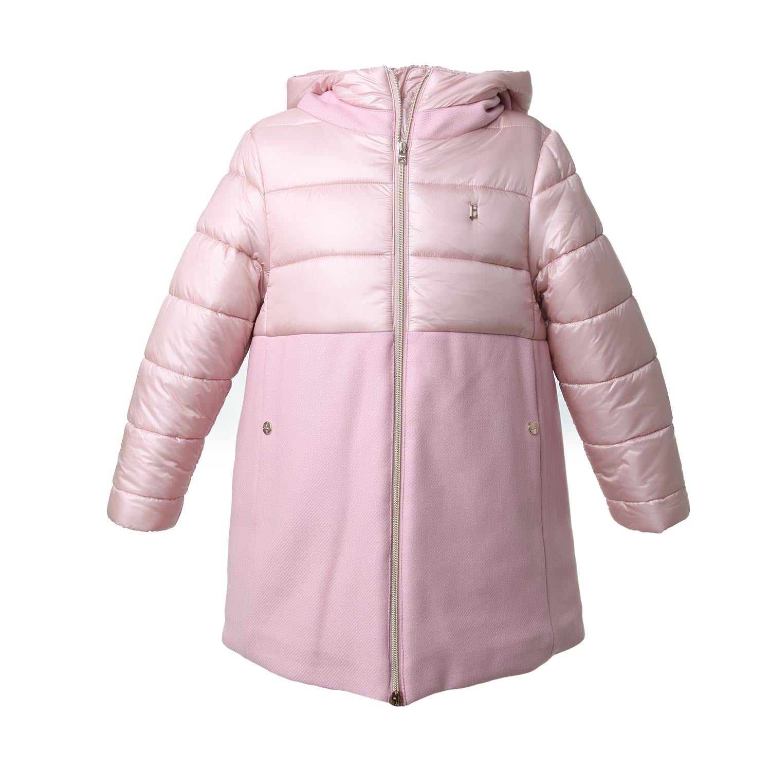 PARKA HERO ROSA IN ECOWOOL E NYLON - annameglio.com abbigliamento moda