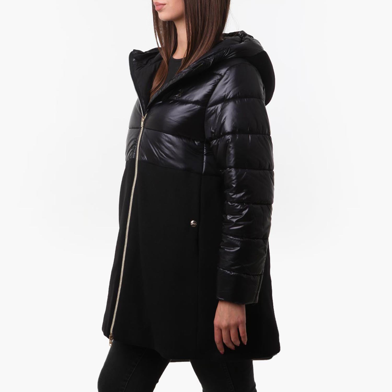 Parka nylon-ecowool Herno nero Ragazza - annameglio.com abbigliamento moda