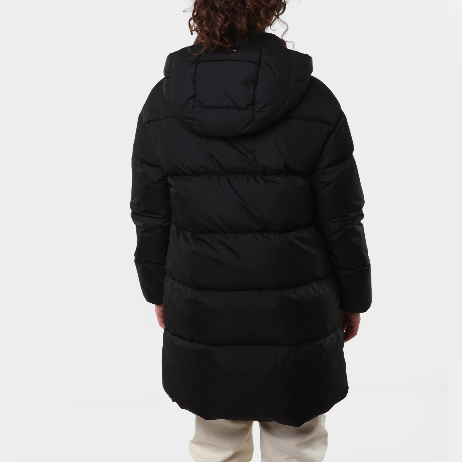 Piumino lungo Herno nero in nylon Chamonix - annameglio.com abbigliamento moda