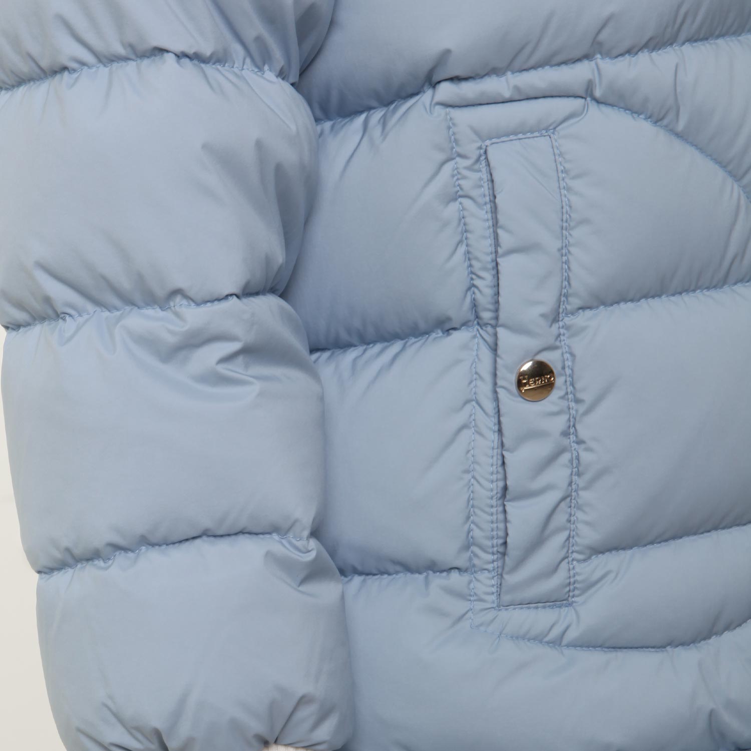 Piumino lungo Herno celeste Bambina e Ragazza - annameglio.com abbigliamento moda