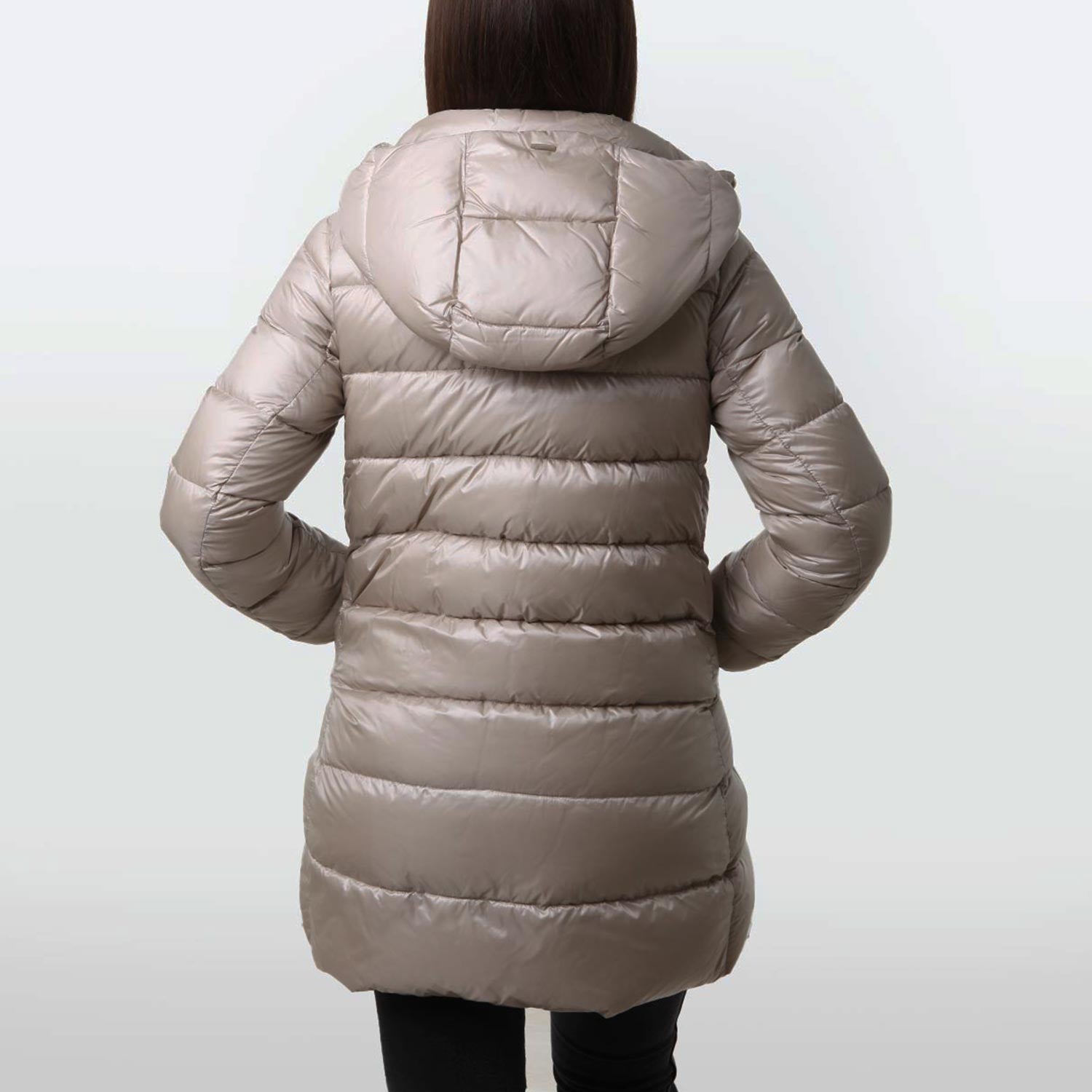 Piumino lungo Herno beige chantilly Ragazza - annameglio.com abbigliamento moda