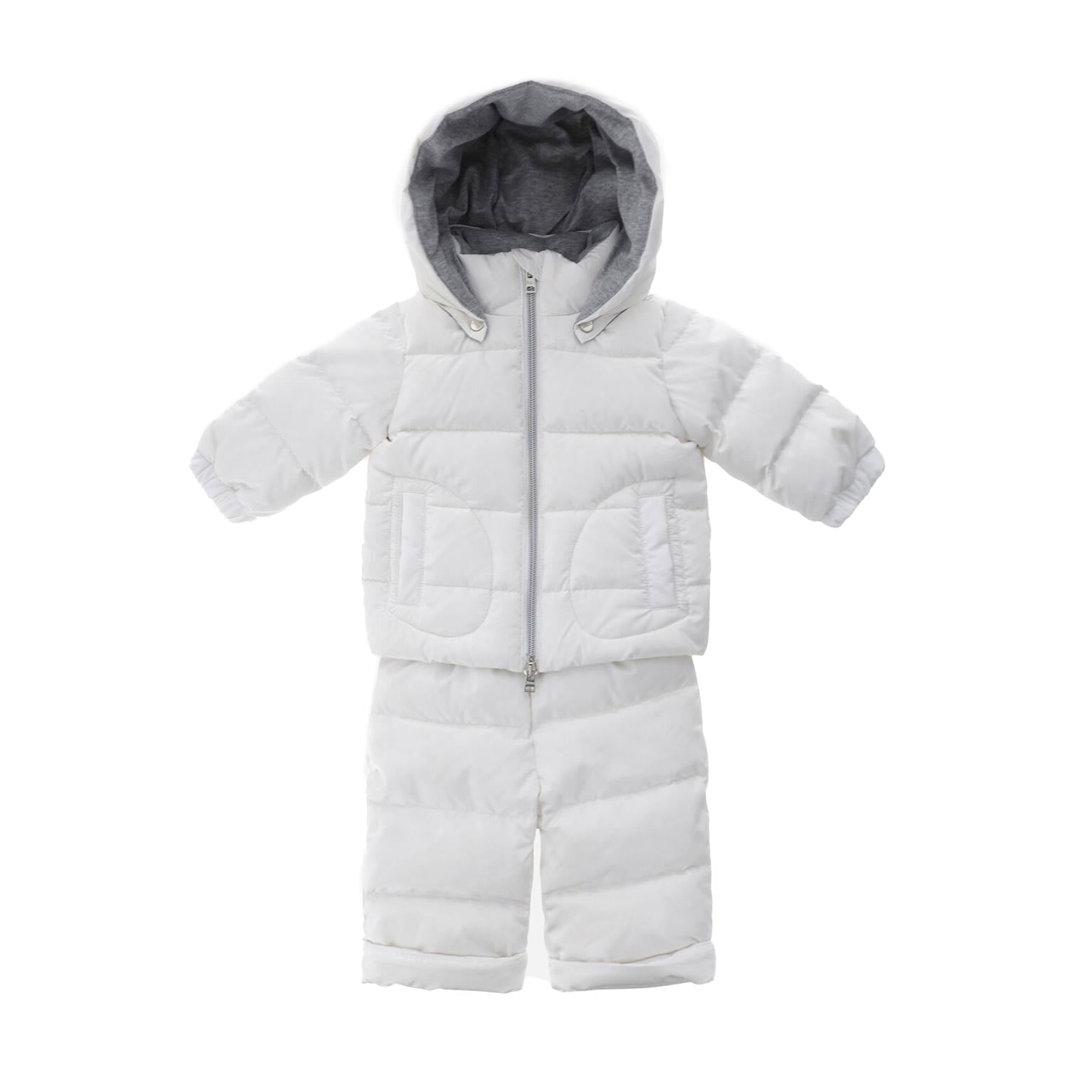 BOMBER E SALOPETTE IN TAFFETA’ BIANCO - annameglio.com abbigliamento moda