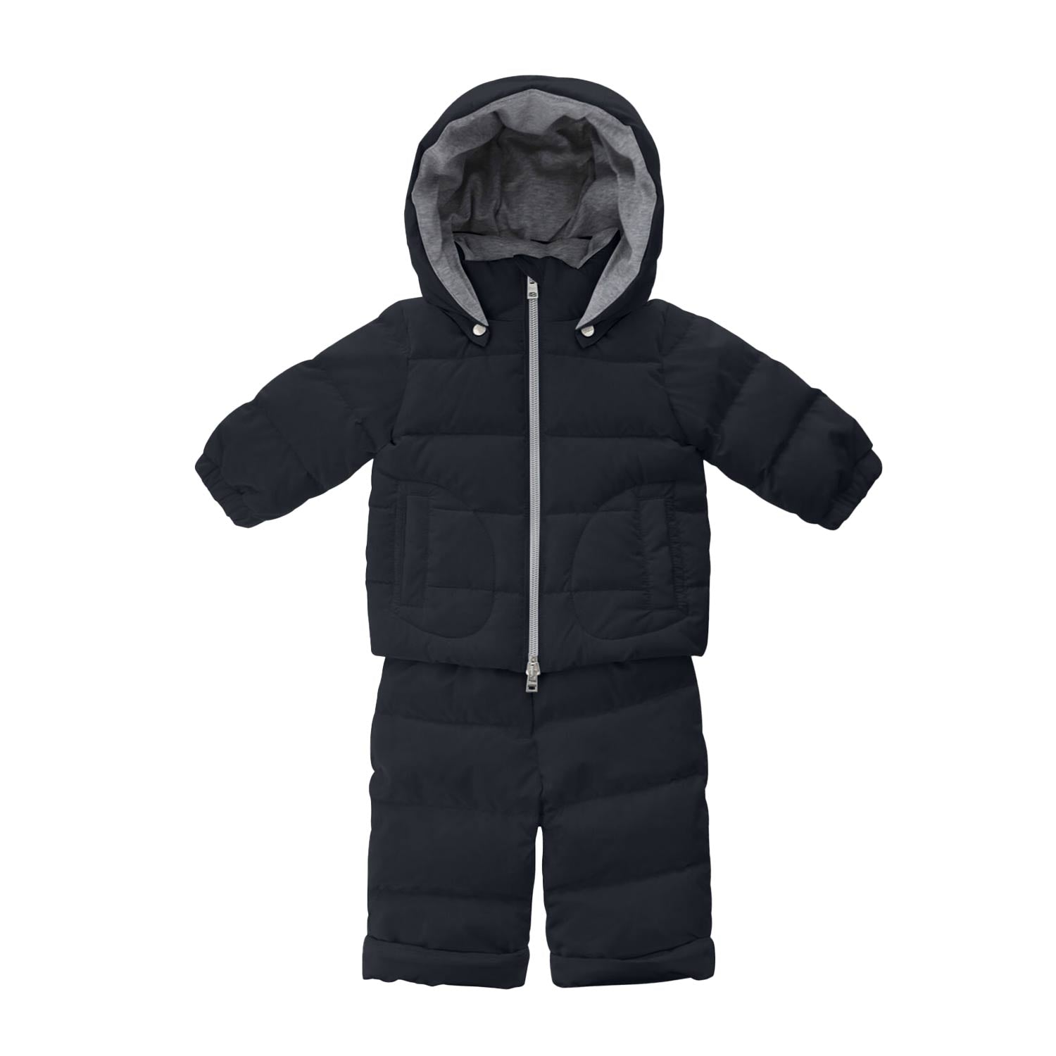 BOMBER E SALOPETTE IN TAFFETA’ BLU NAVY - annameglio.com abbigliamento moda