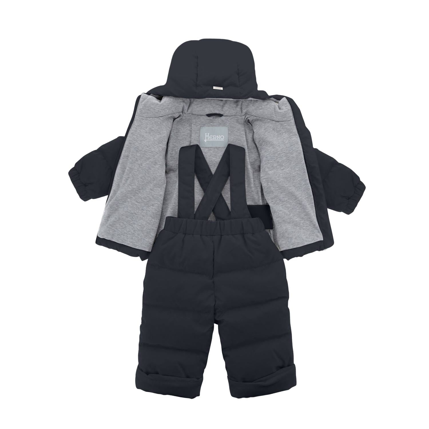 BOMBER E SALOPETTE IN TAFFETA’ BLU NAVY - annameglio.com abbigliamento moda