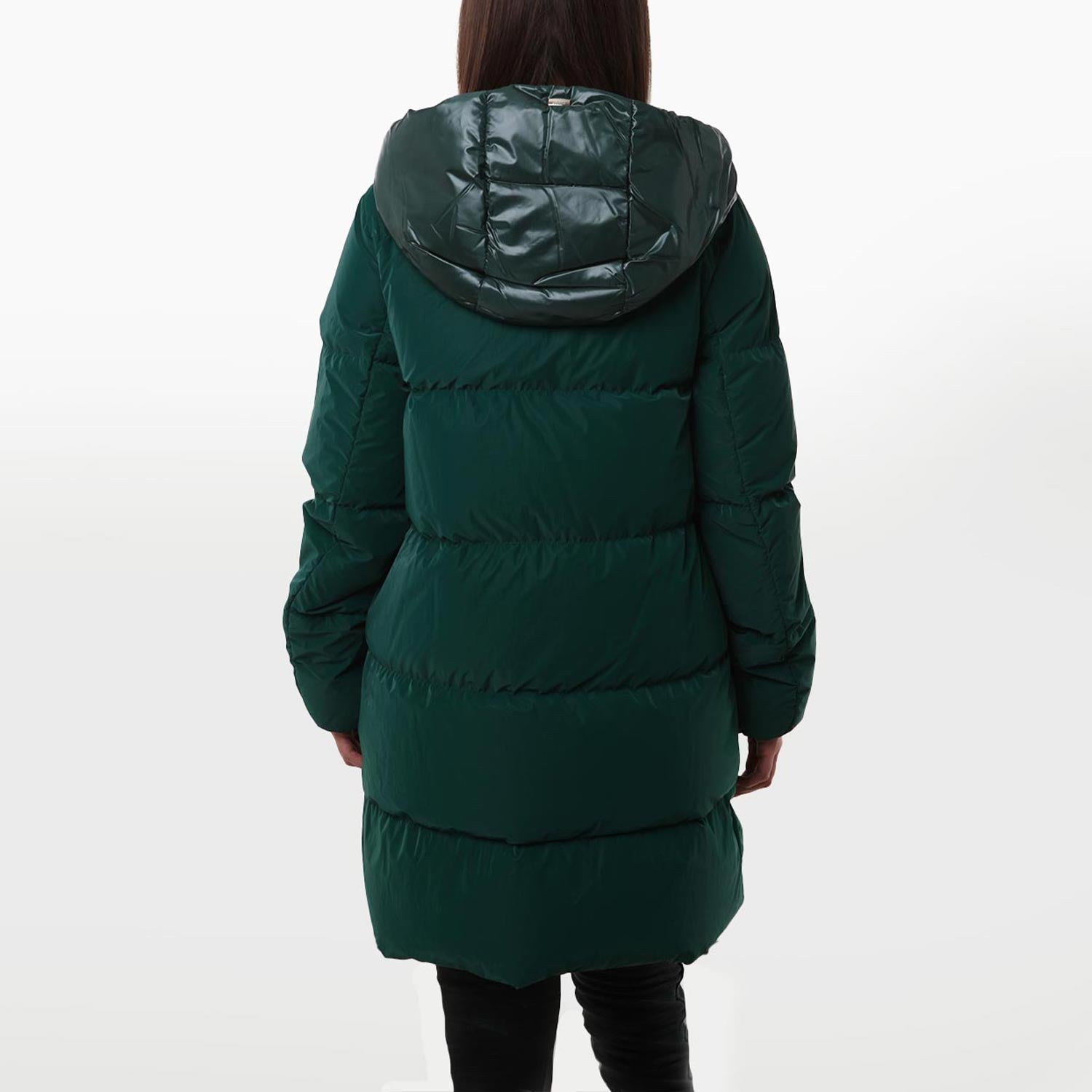 Piumino lungo Herno verde e celeste - annameglio.com abbigliamento moda