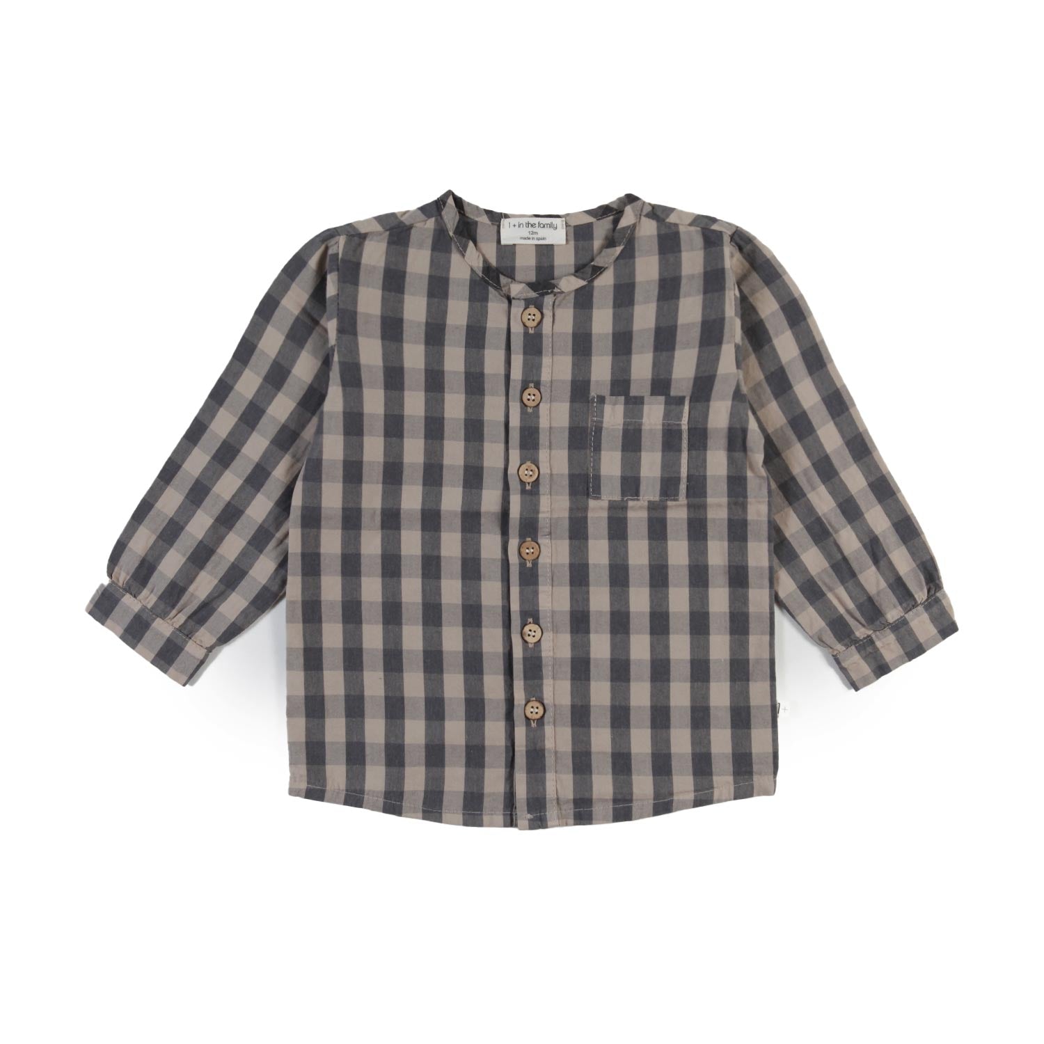 Camicia Henry tortora a quadri Bimbo - annameglio.com abbigliamento moda