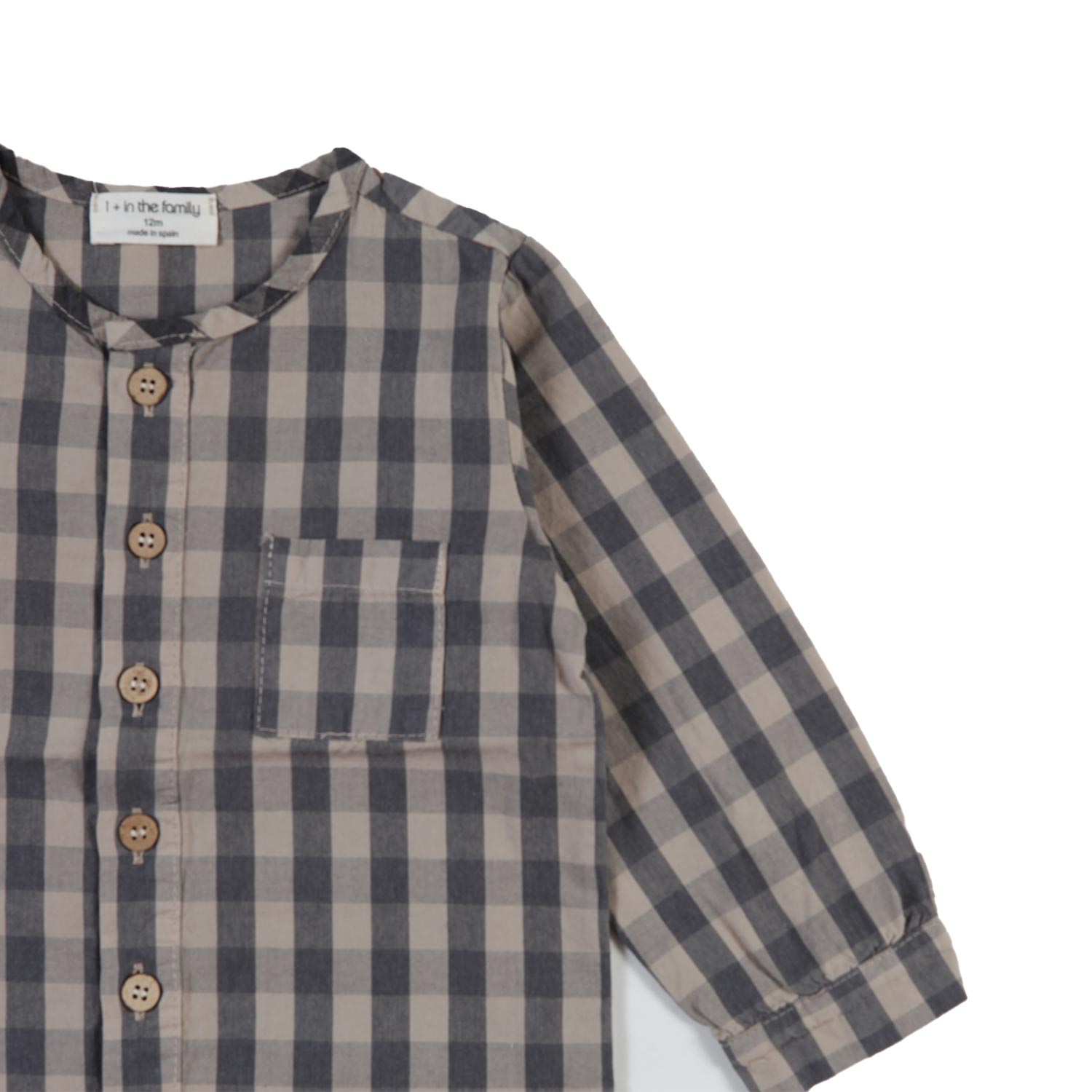 Camicia Henry tortora a quadri Bimbo - annameglio.com abbigliamento moda