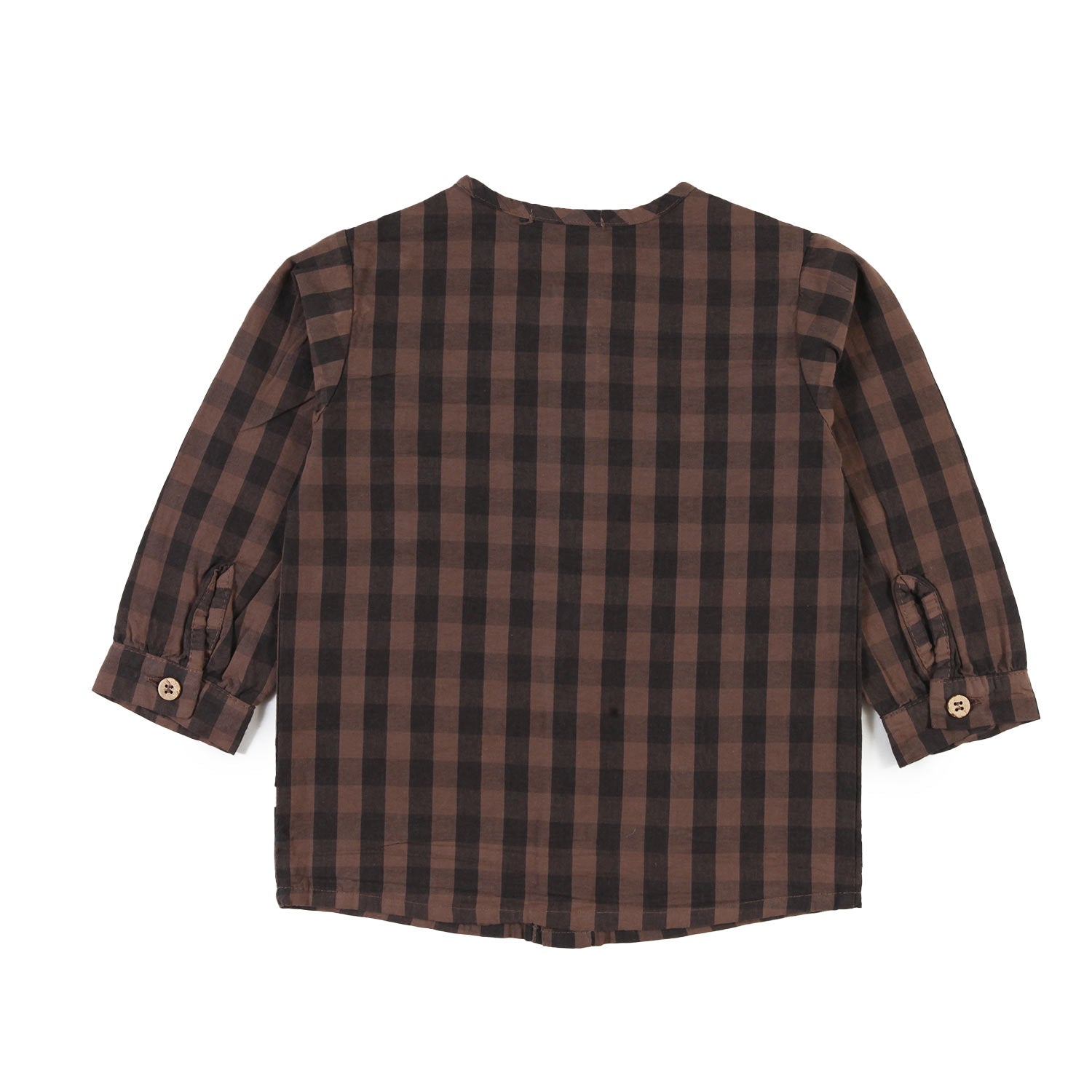 Camicia Henry marrone a quadri Bimbo - annameglio.com abbigliamento moda