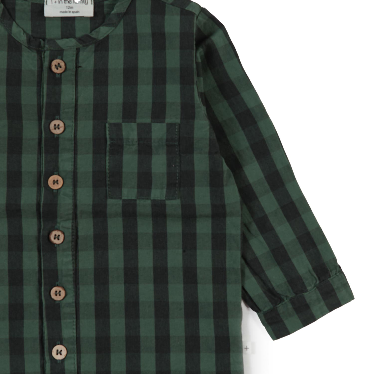 Camicia Henry verde a quadri Bimbo - annameglio.com abbigliamento moda
