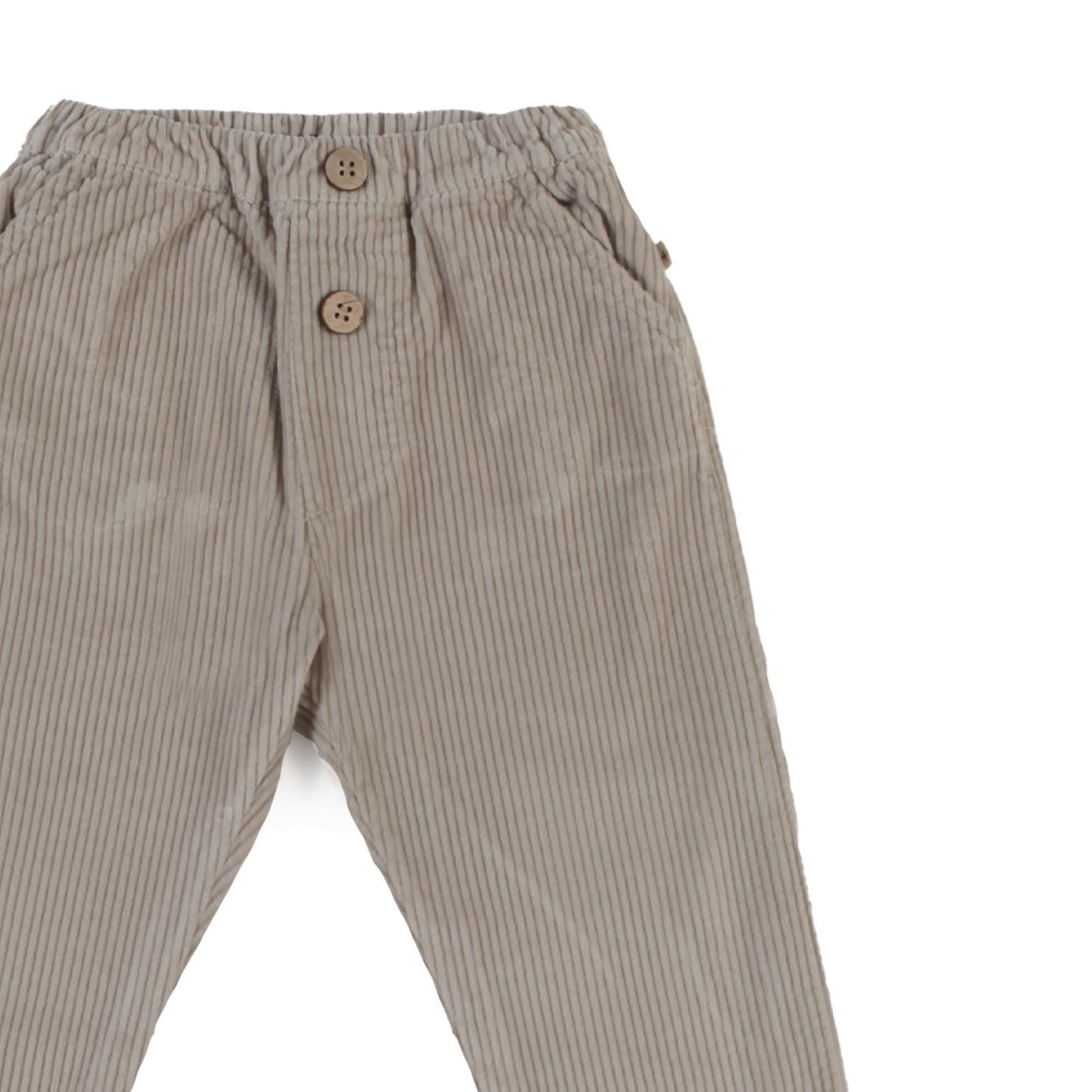 Pantalone corduroy Bart tortora Bimbo e Bimba - annameglio.com abbigliamento moda