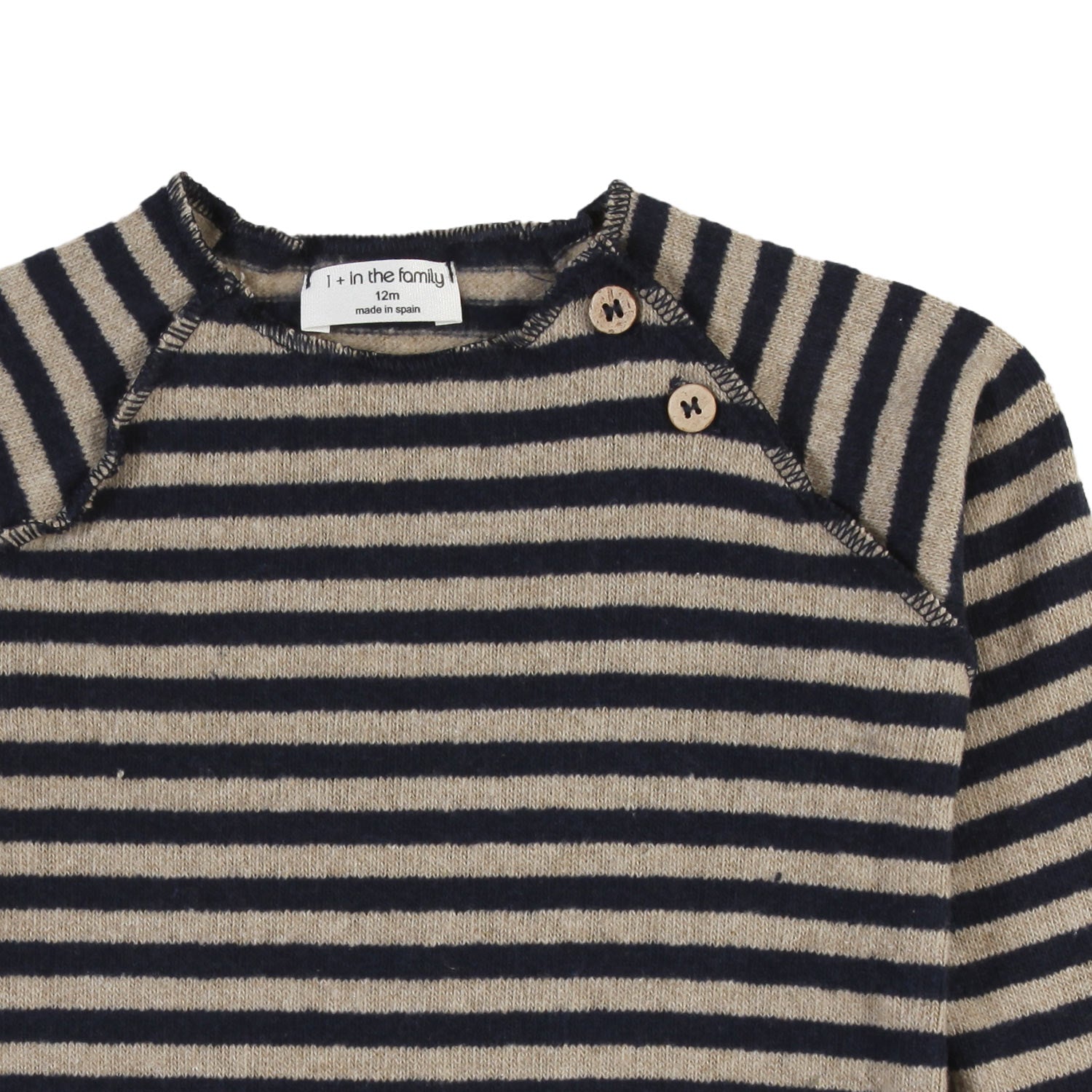 Maglia Alex blu e tortora a righe Bimbo e Bimba - annameglio.com abbigliamento moda