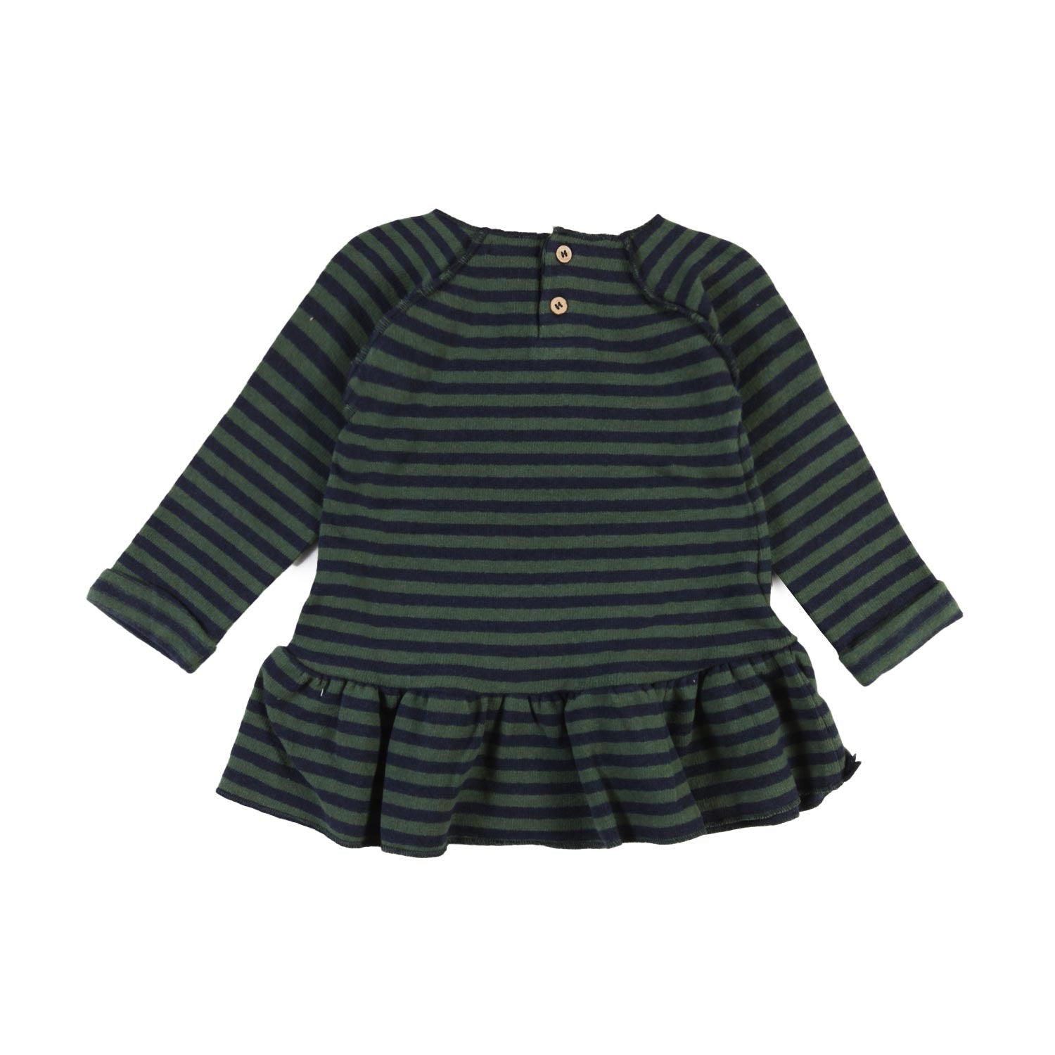 Abito Bertha verde e blu a righe Bimba e Neonata - annameglio.com abbigliamento moda