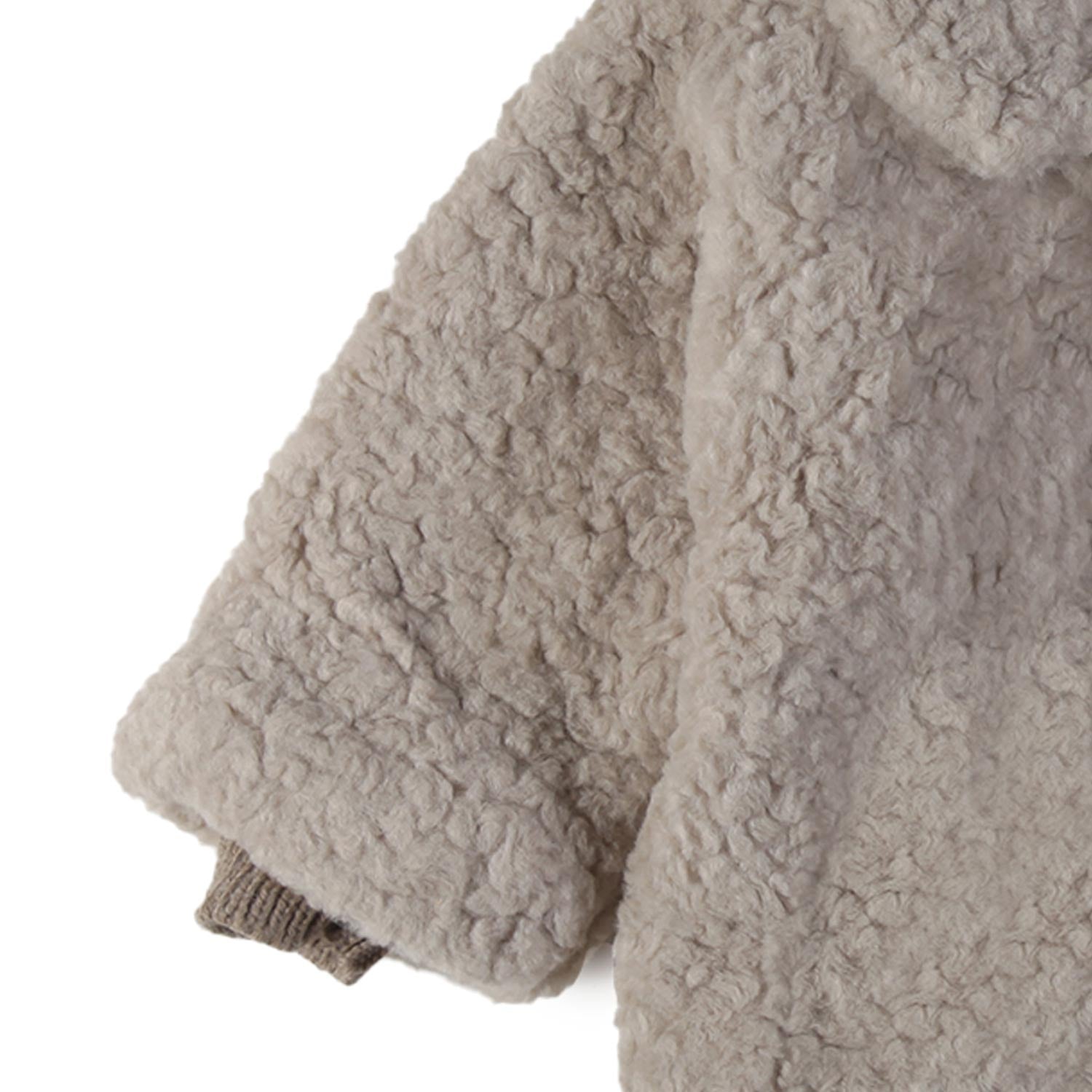 Cappotto teddy Nuna tortora Bimbo e Bimba - annameglio.com abbigliamento moda