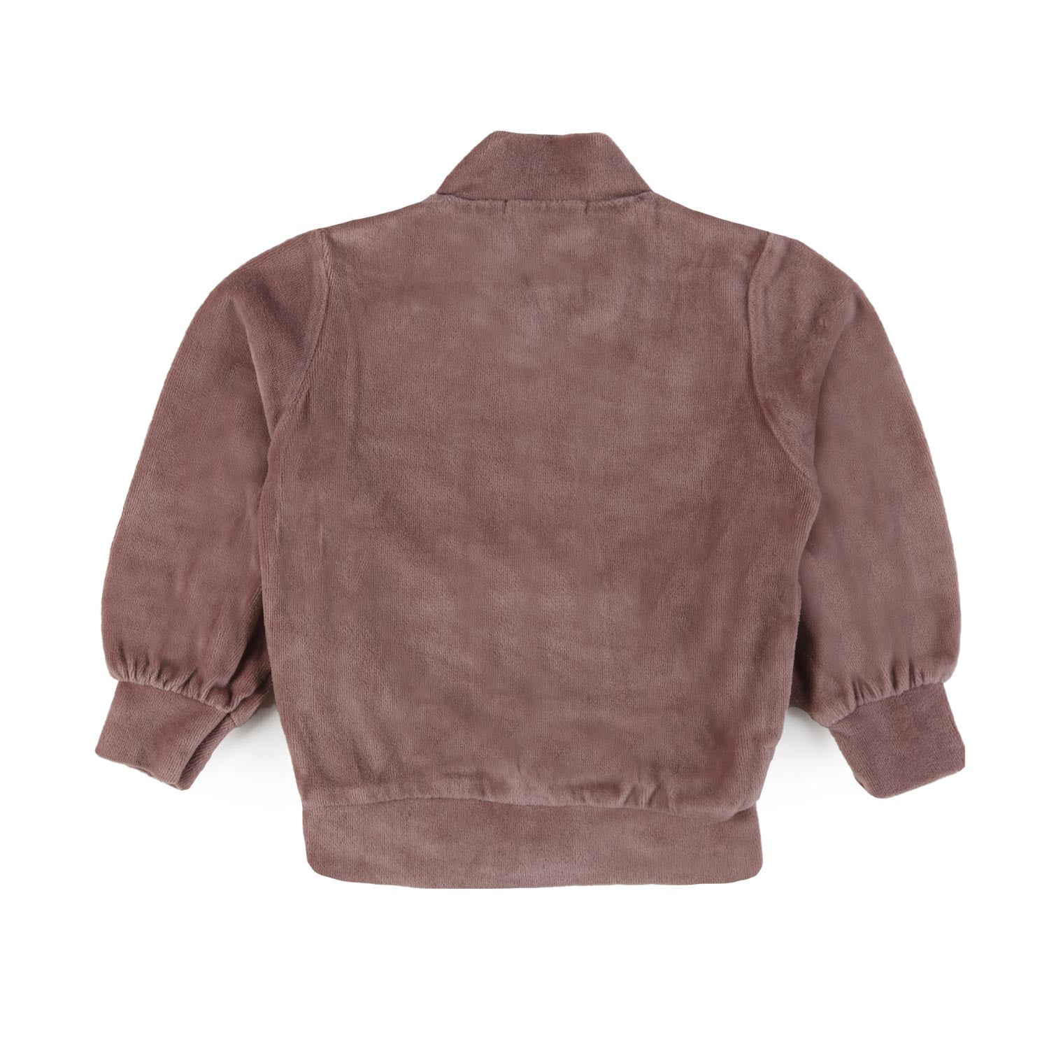 Felpa Ganna rosa malva in ciniglia Bimba - annameglio.com abbigliamento moda