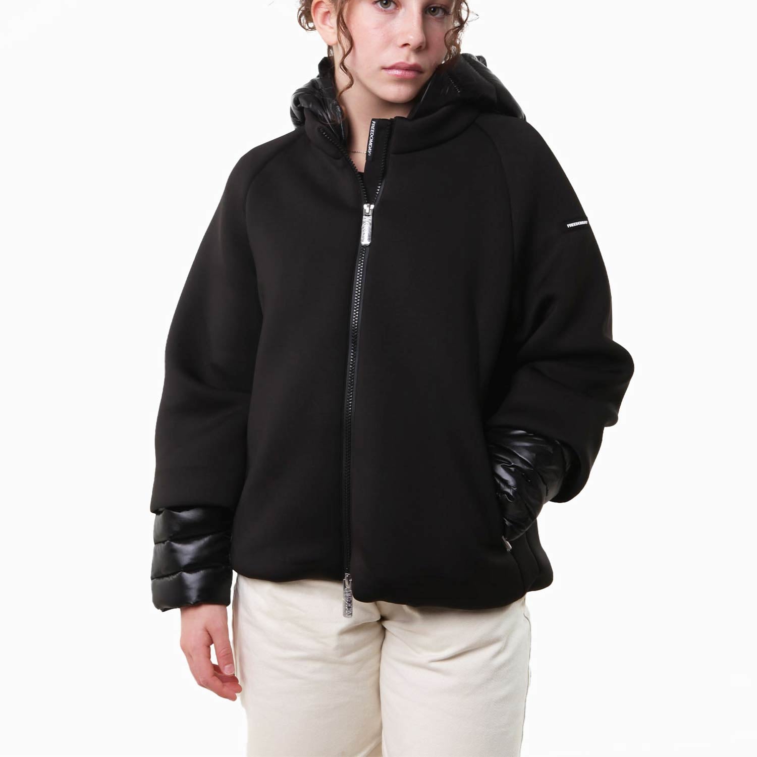 Giubbotto Niki neroo Bambina e Ragazza - annameglio.com abbigliamento moda