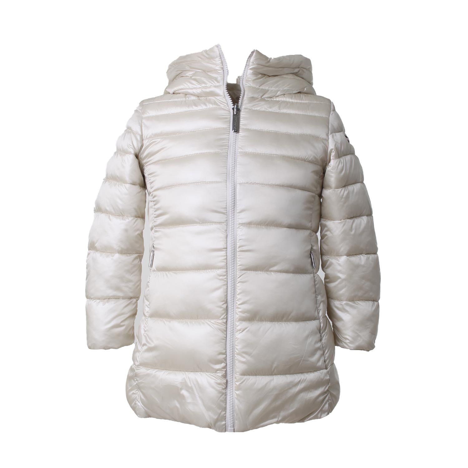Piumino reversibile Arkansas bianco perla Bambina - annameglio.com abbigliamento moda