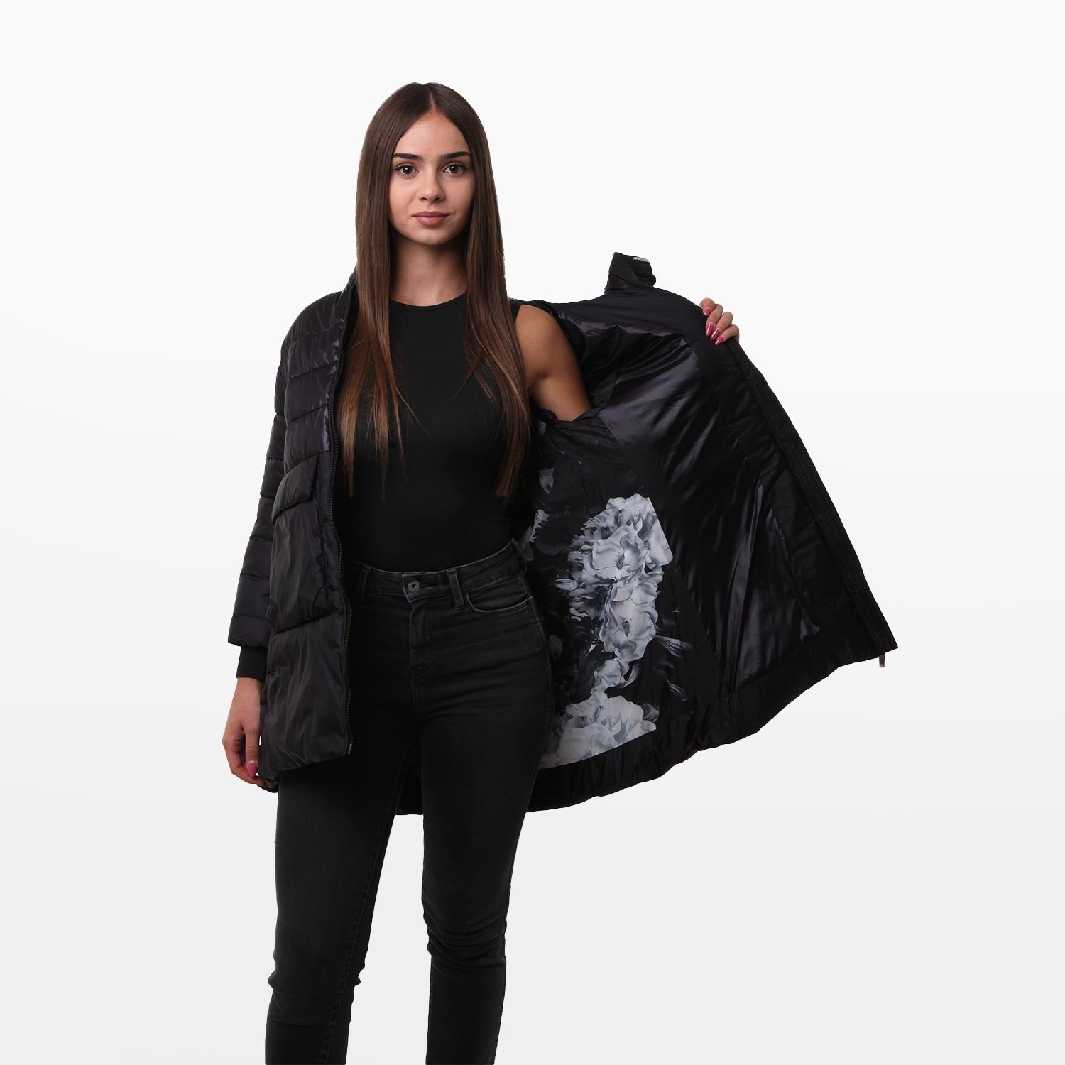 Giubbotto lungo Judith nero Bambina e Ragazza - annameglio.com abbigliamento moda