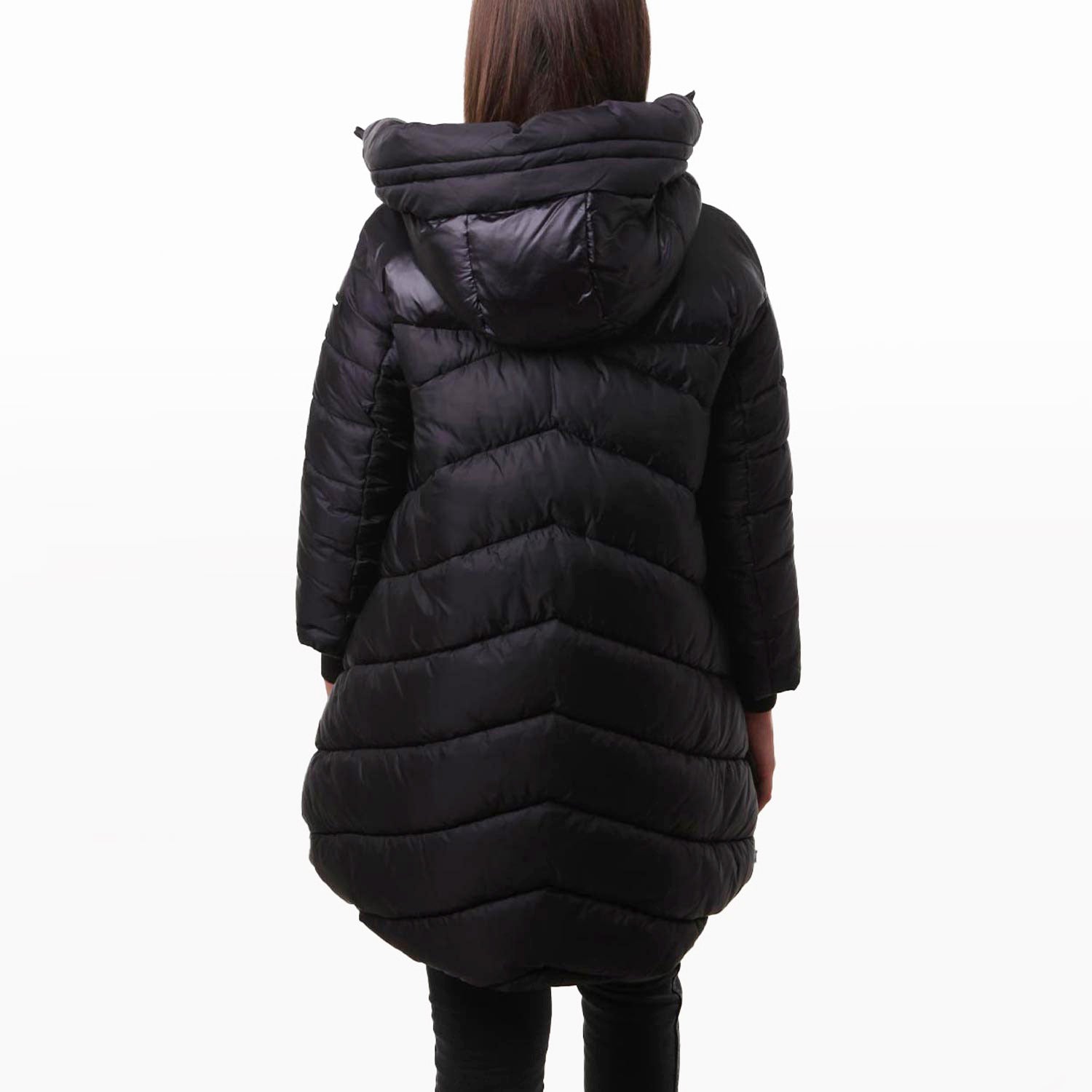 Giubbotto lungo Judith nero Bambina e Ragazza - annameglio.com abbigliamento moda